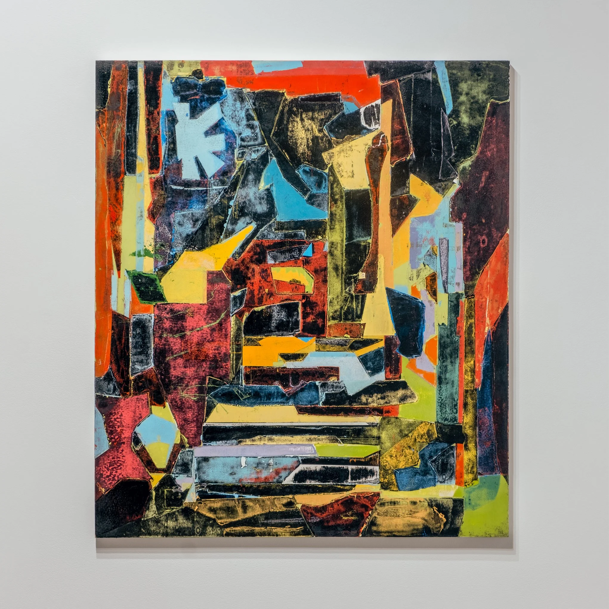 Can I Tell You Something, oil on gesso panel, 68 x 96 cm, 2025