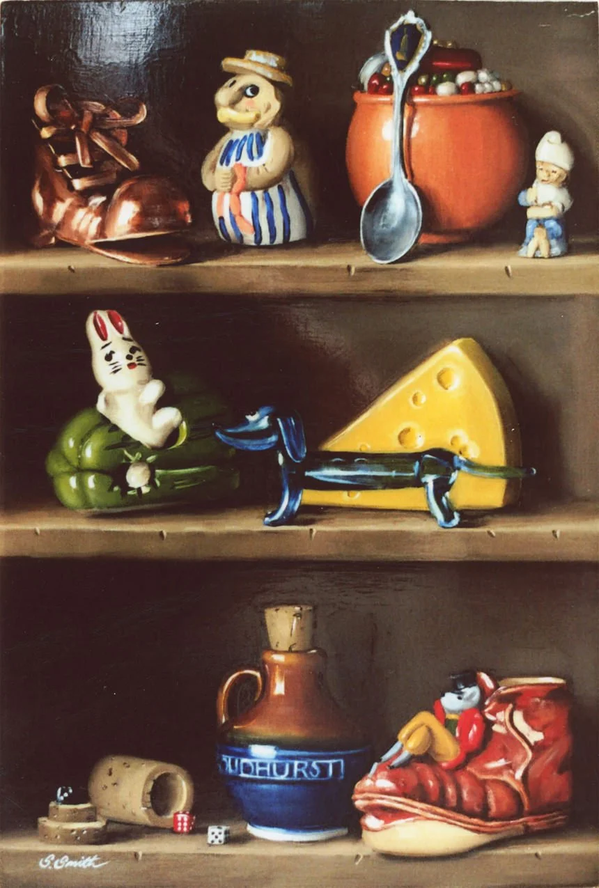 Thrift Store, 2004, Oil on Panel - 30 x 40cm