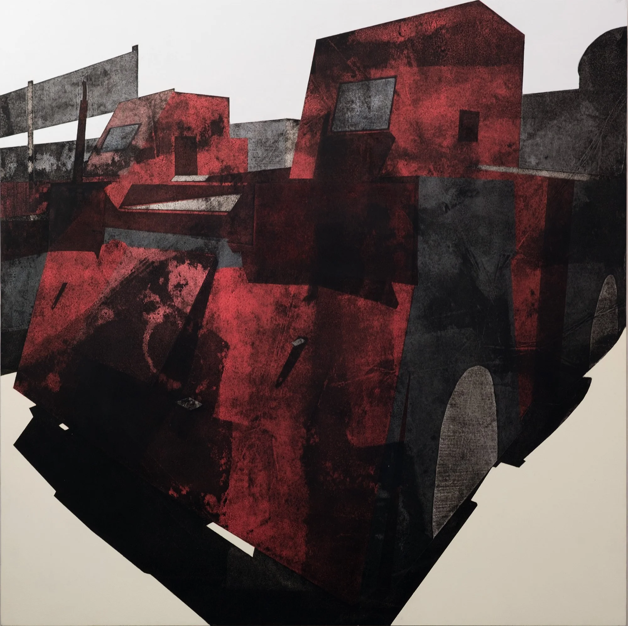 General Motors (where is our thank you America?), oil on panel, 60 x 60cm, 2018