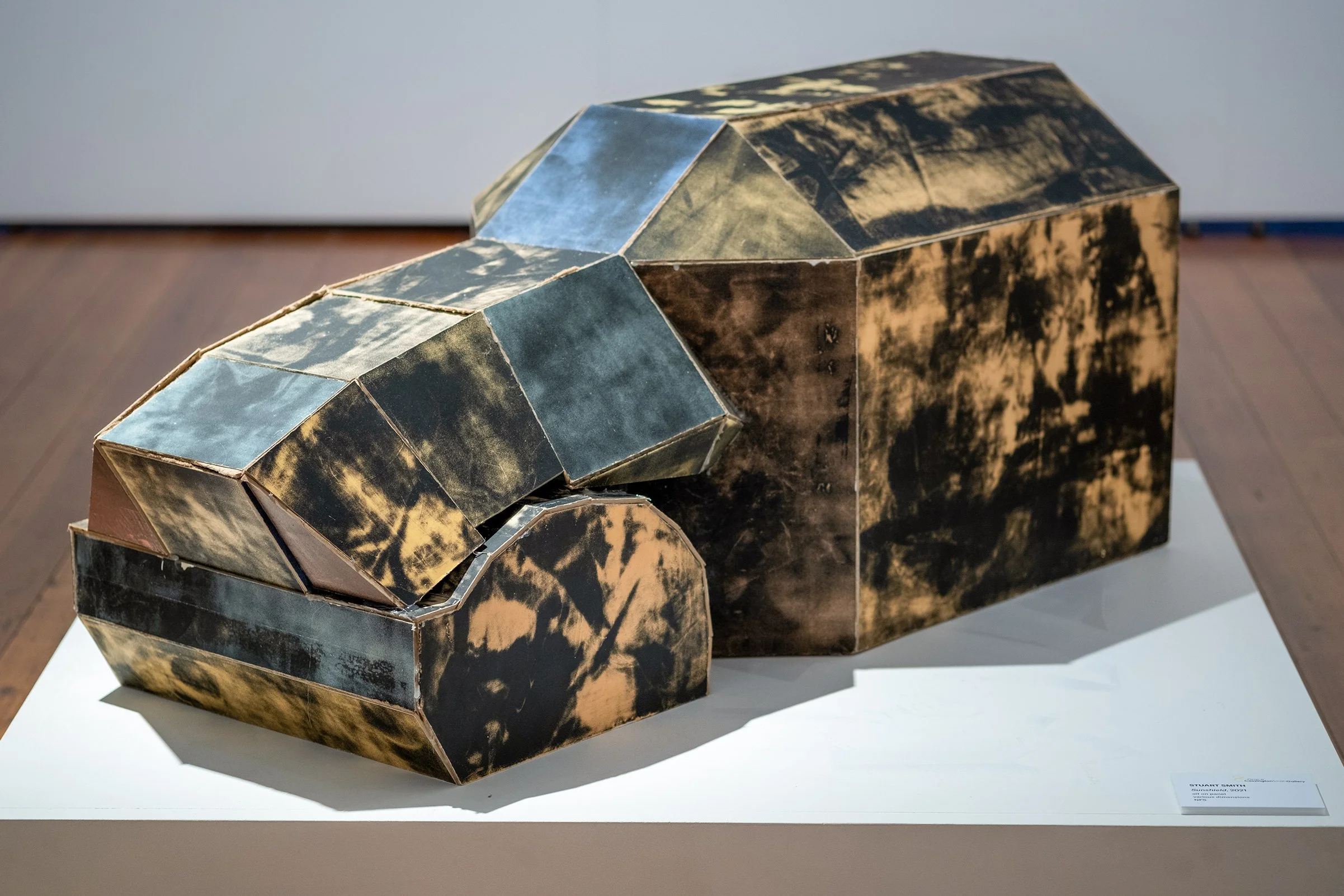 Sunshield, 2021, Oil on gesso panel - various dimensions
