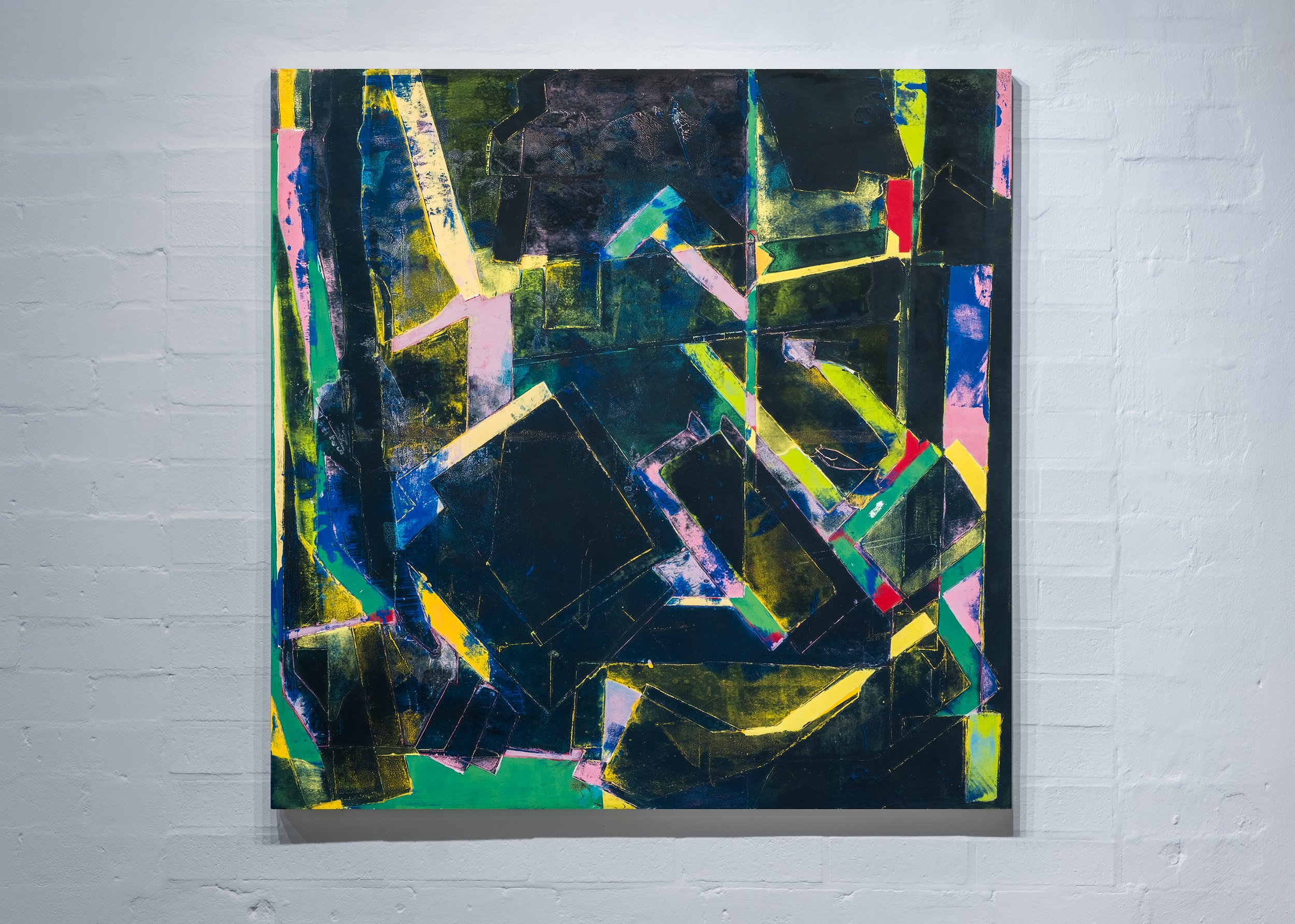 Before When I Was Still This Age, oil on gesso panel, 120 x 120 cm, 2025