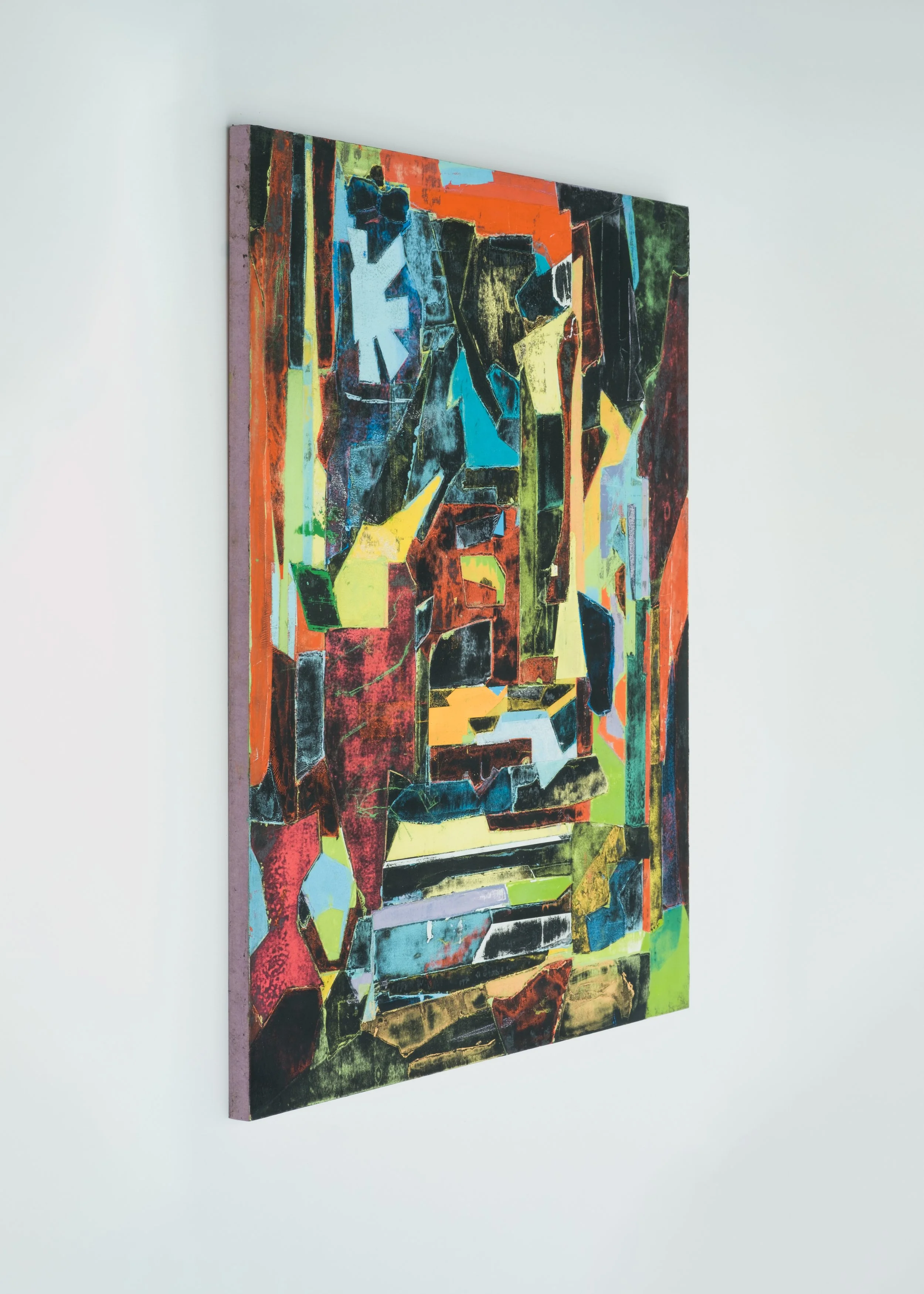 Stuart-Smith-Abstract-Oil-Painting-on-Panel--Can I Tell You Something-Abstract-Collage-Panel-Side-Profile.jpg