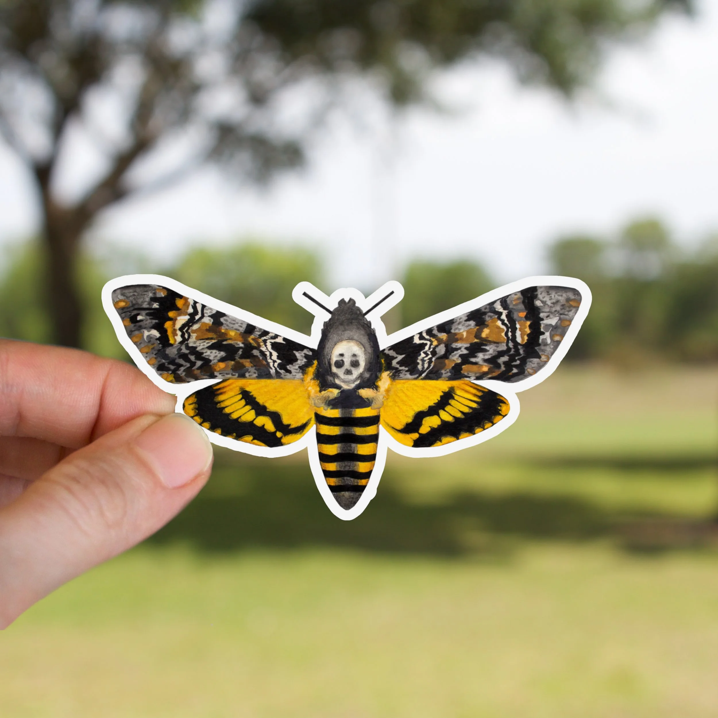Death’s Head Hawkmoth Sticker