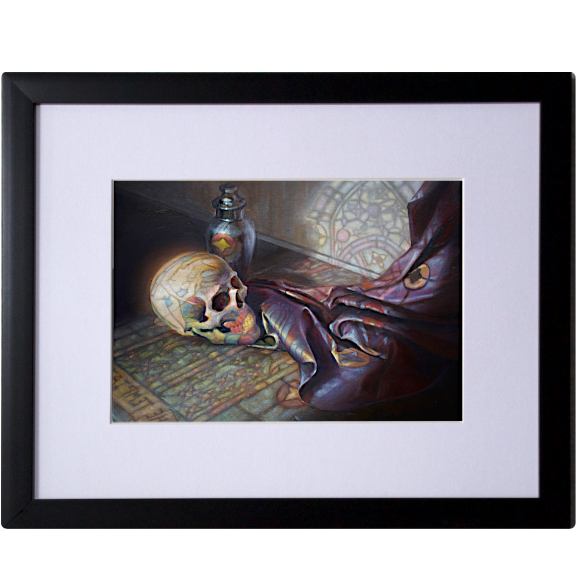 “Memento Mori Under Stained Glass”