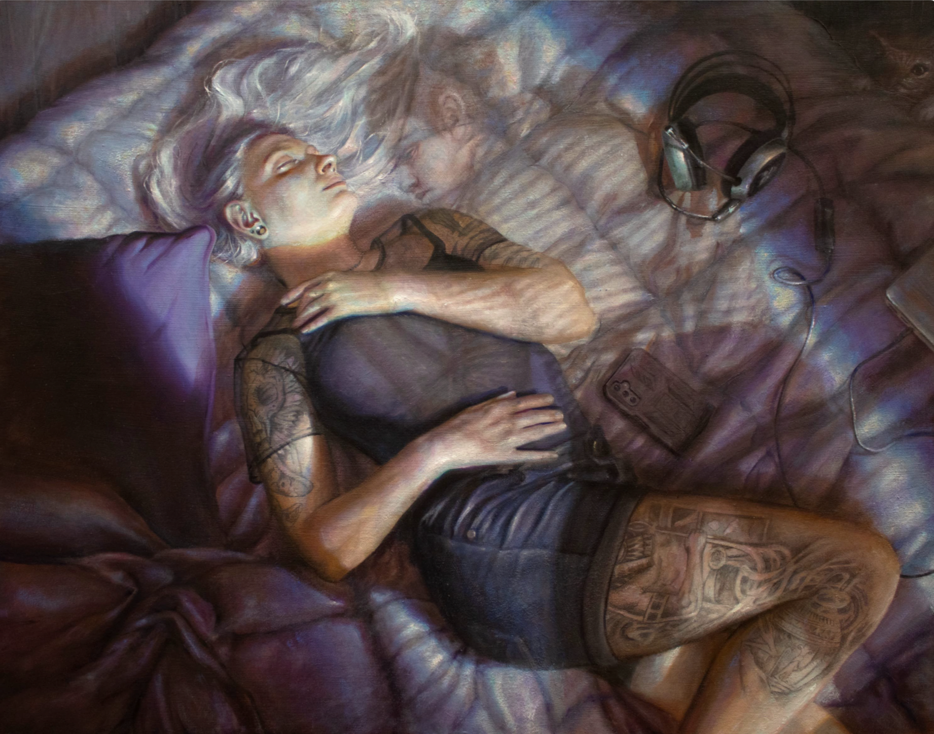 “Dreams” — Oil Paint on Wood