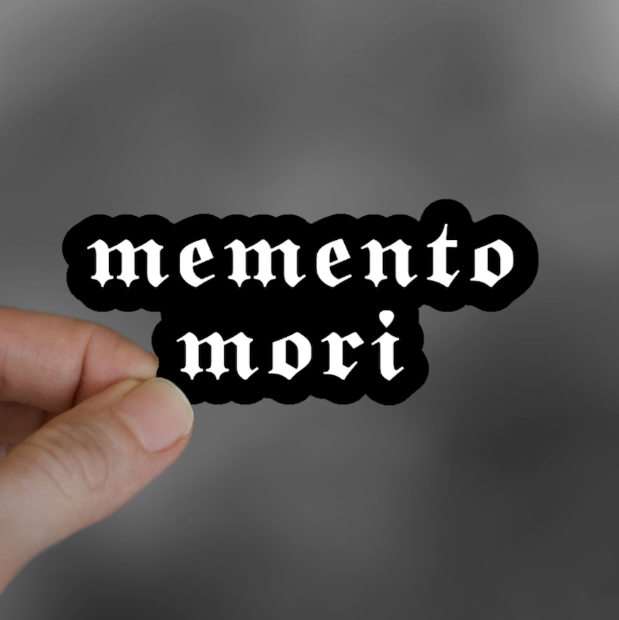 Memento Mori Sticker