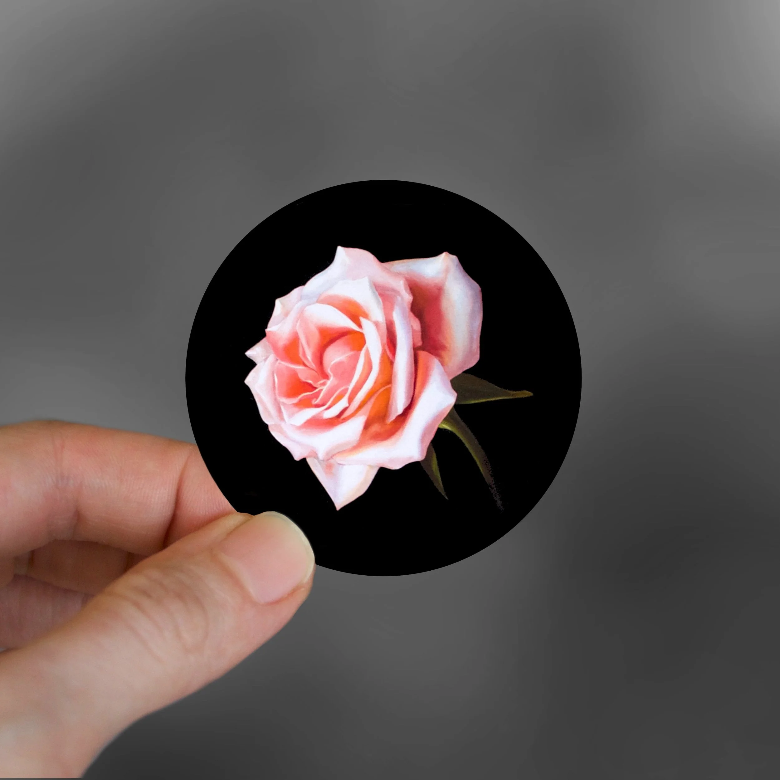 Midnight Rose Sticker