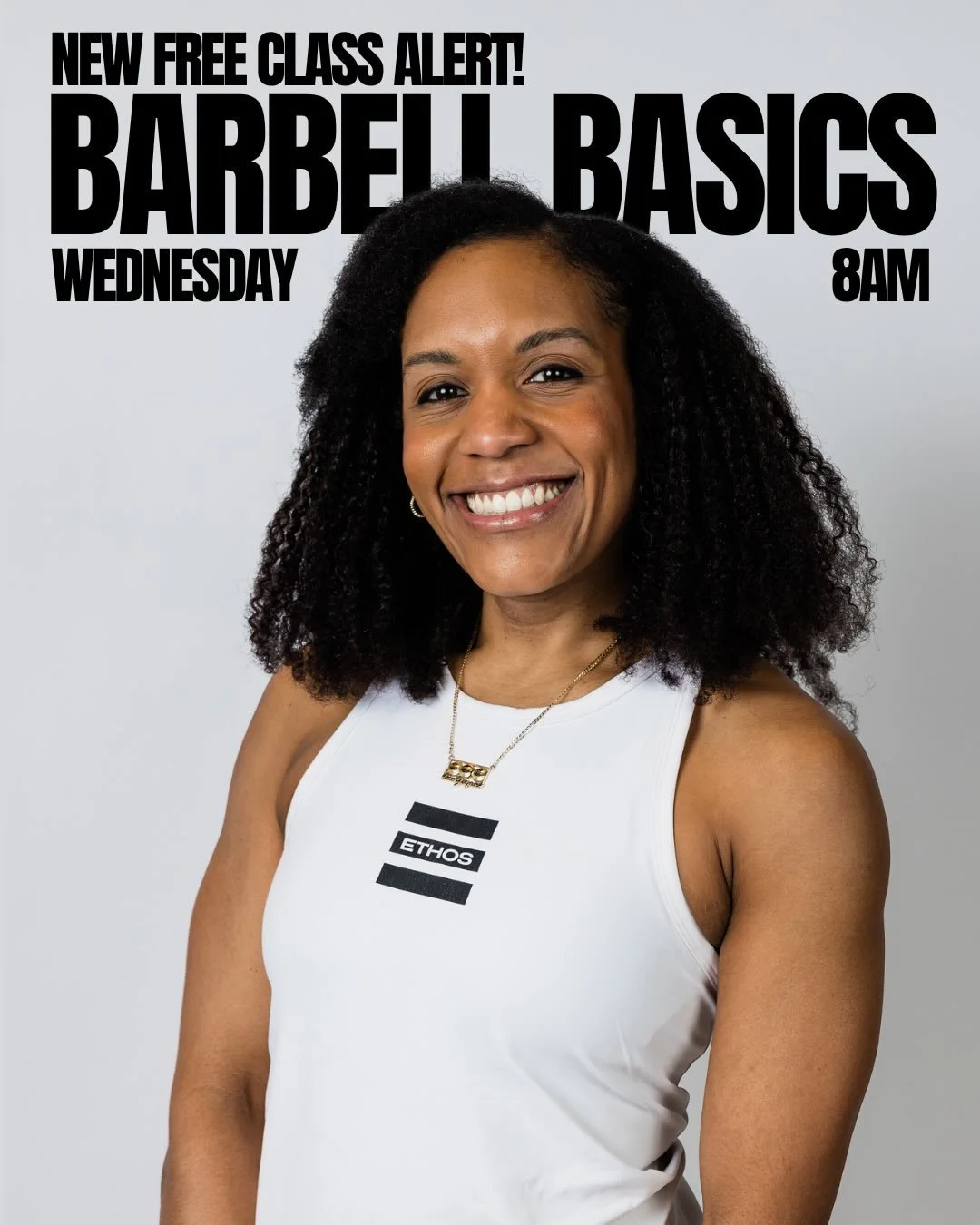 Coach Brookie will highlight breath, form and safe loading progressions in our new, free BARBELL BASICS class. 

⏰ Wednesdays @ 8AM &mdash; Starting this week, June 3!
💲 Free! Members, bring your friends. 

This class is for ALL levels, choose your 