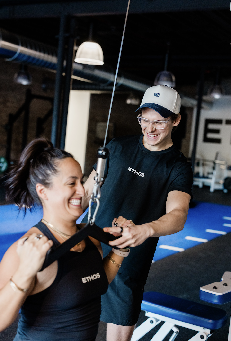 Personal training for strength & conditioning at Ethos Training Systems in Chicago, located in the heart of Roscoe Village/Lakeview/Lincoln Park.