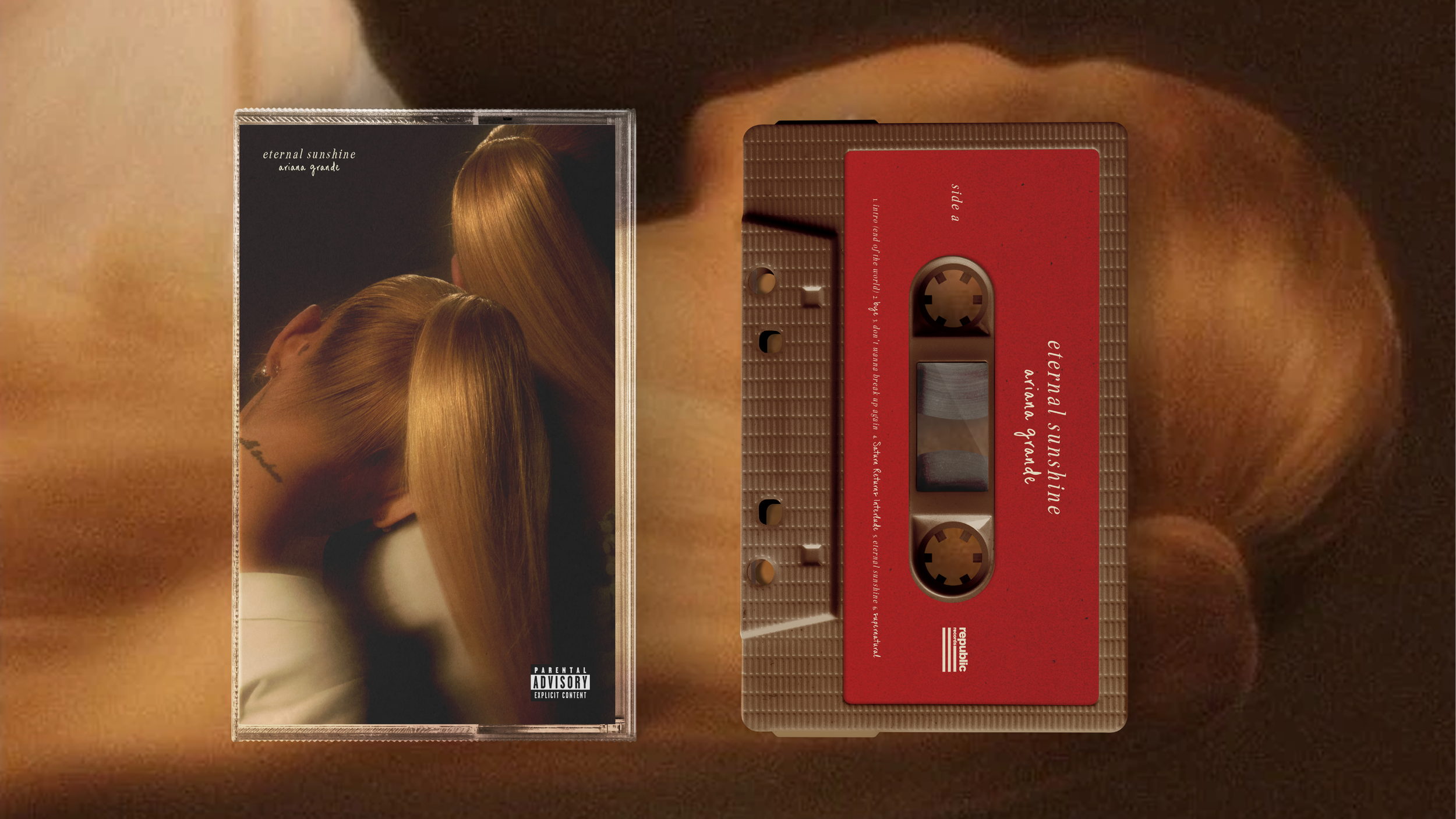 Ariana Grande - Vinyl/cassette design