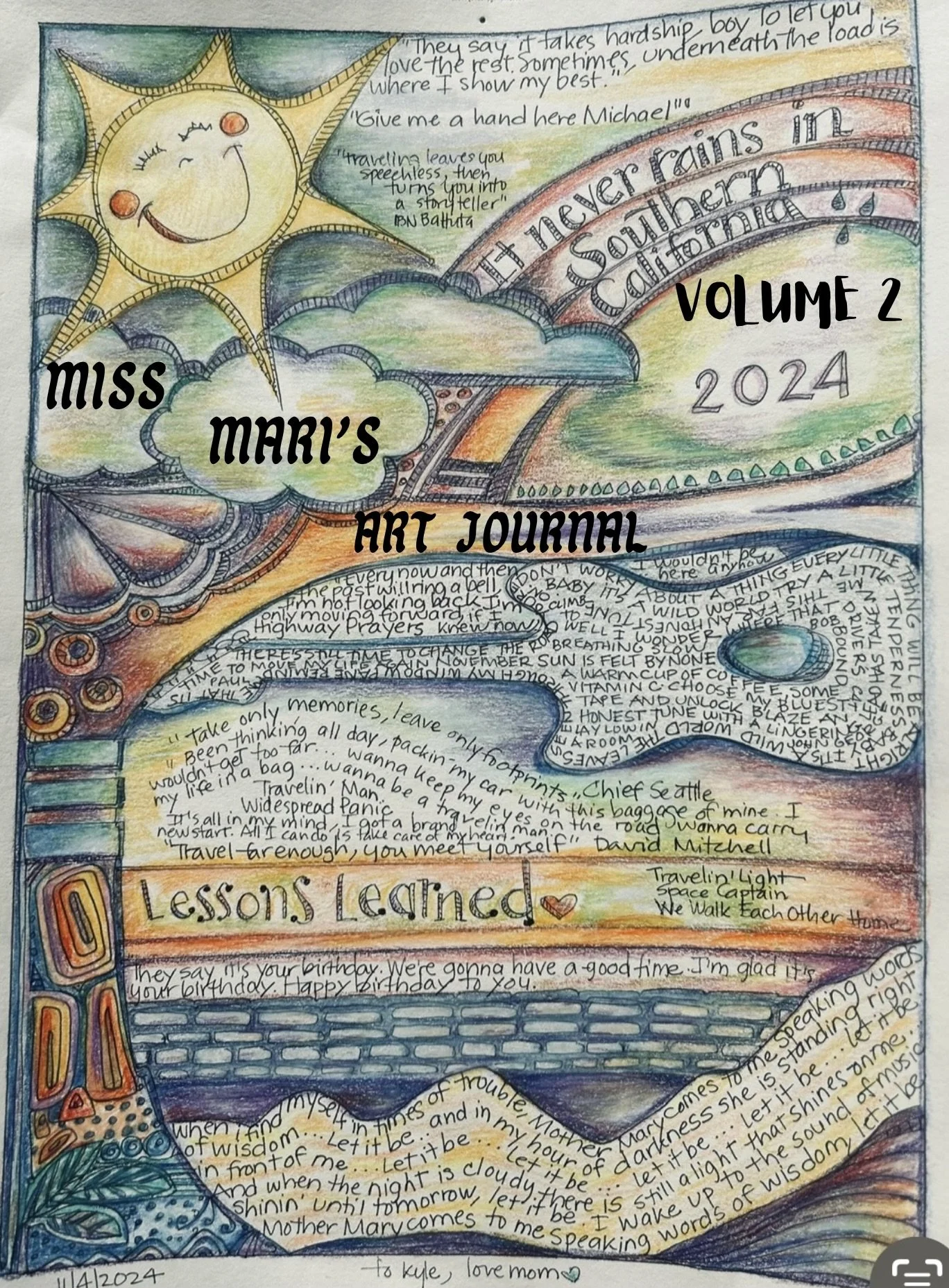 Miss Mari's Art Journal Volume 2
