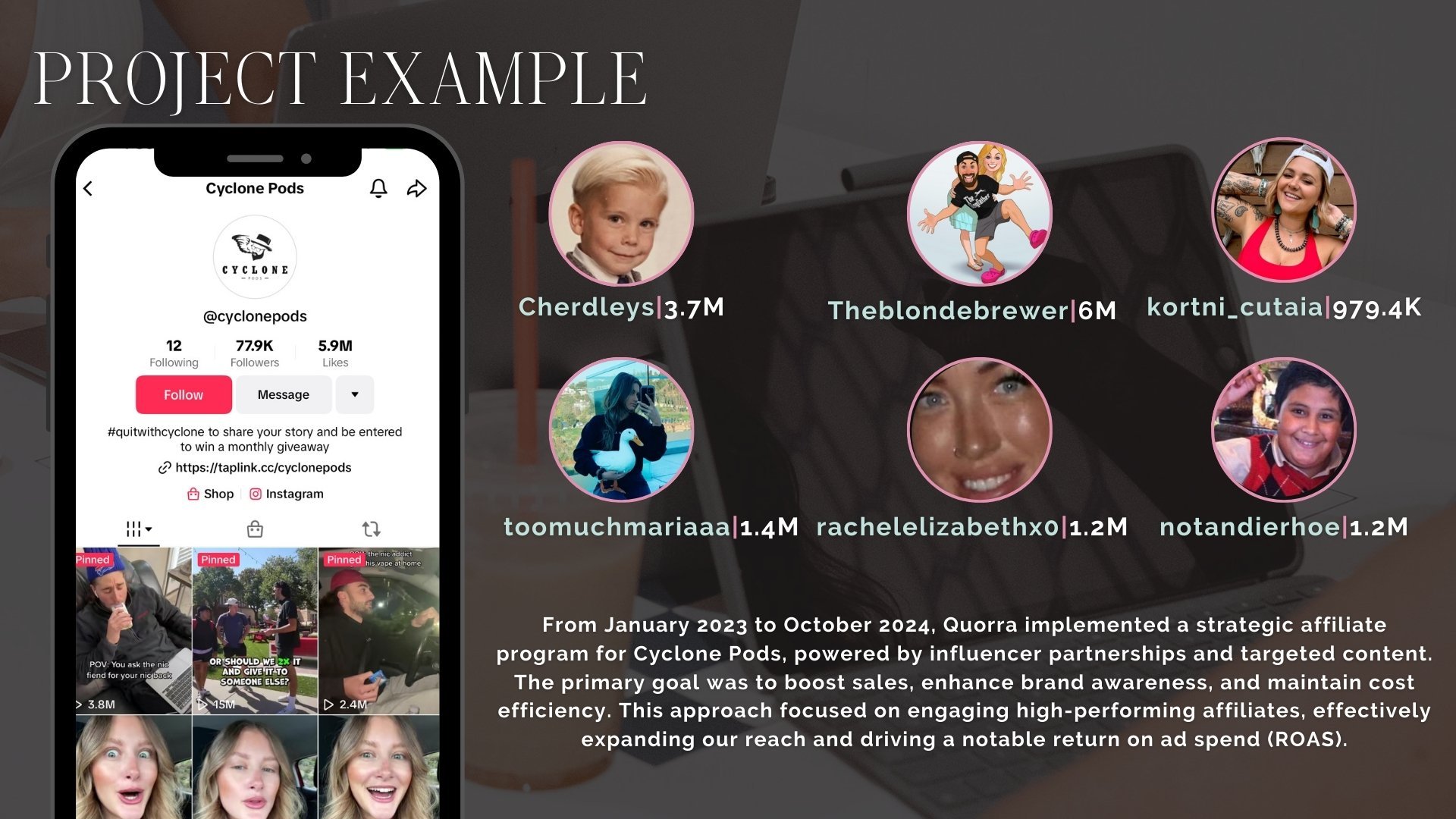 Cyclone Pods – Influencer Marketing Case Study