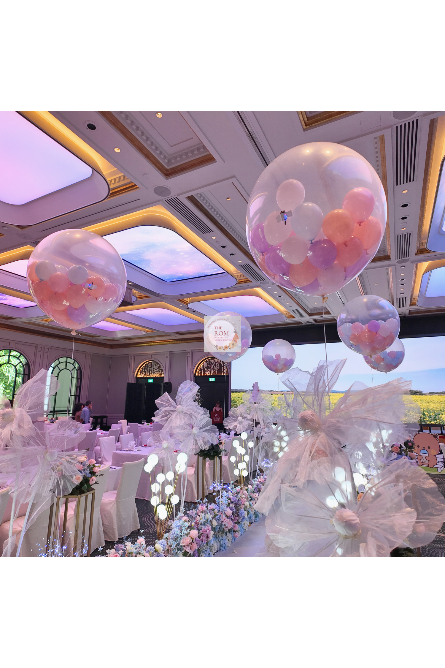 Cotton Candy (Pastel Blue, Purple, Orange, Pink & White)