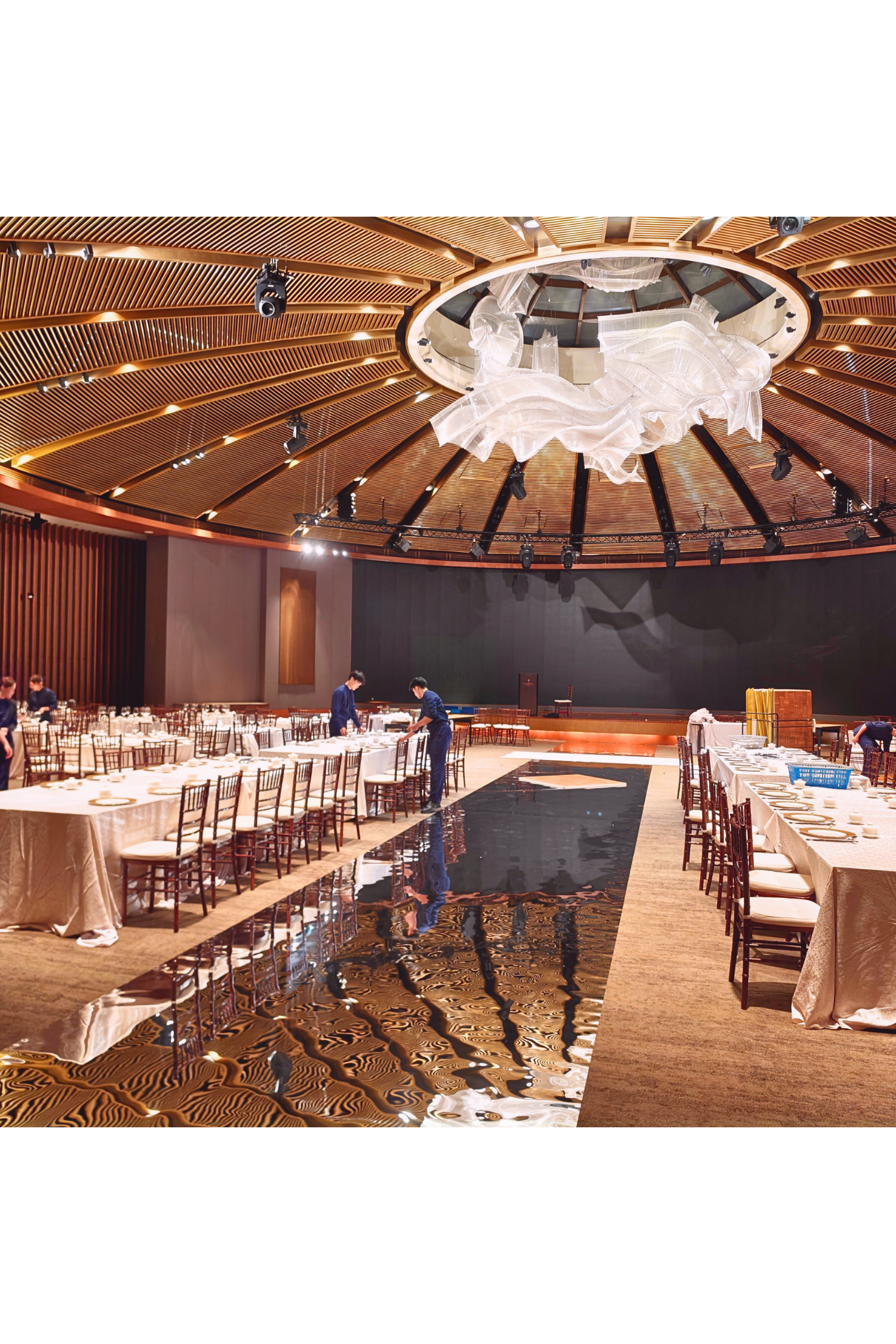 Mirrored Aisle Runner