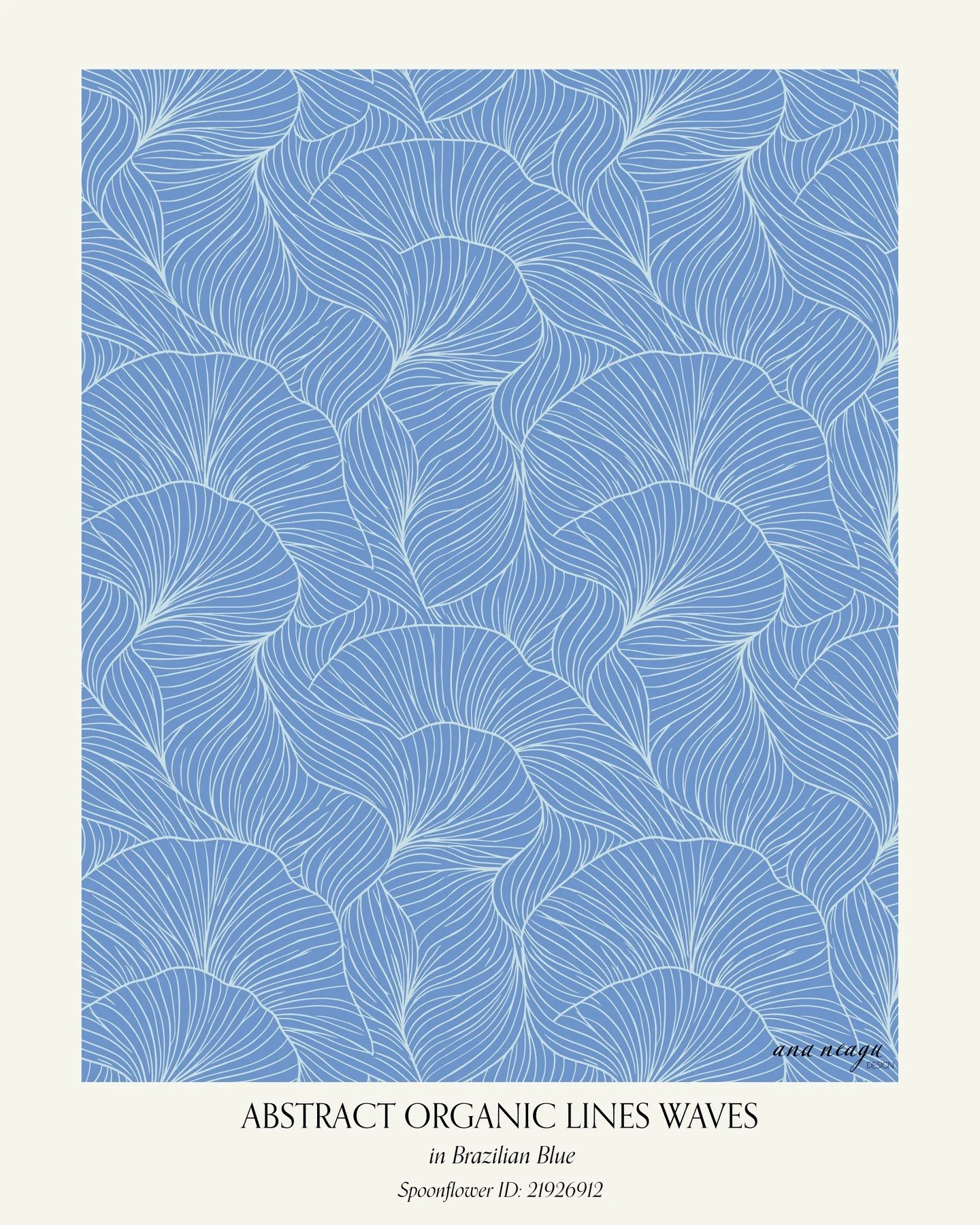 My entry for the Spoonflower Modern Nautical Challenge. 🌊

An abstract, artistic vision of ocean waves. Available as wallpaper and fabric in 18 colors inspired by Benjamin Moore trends.

Custom scales, colors, and licensing available. DM for inquiri