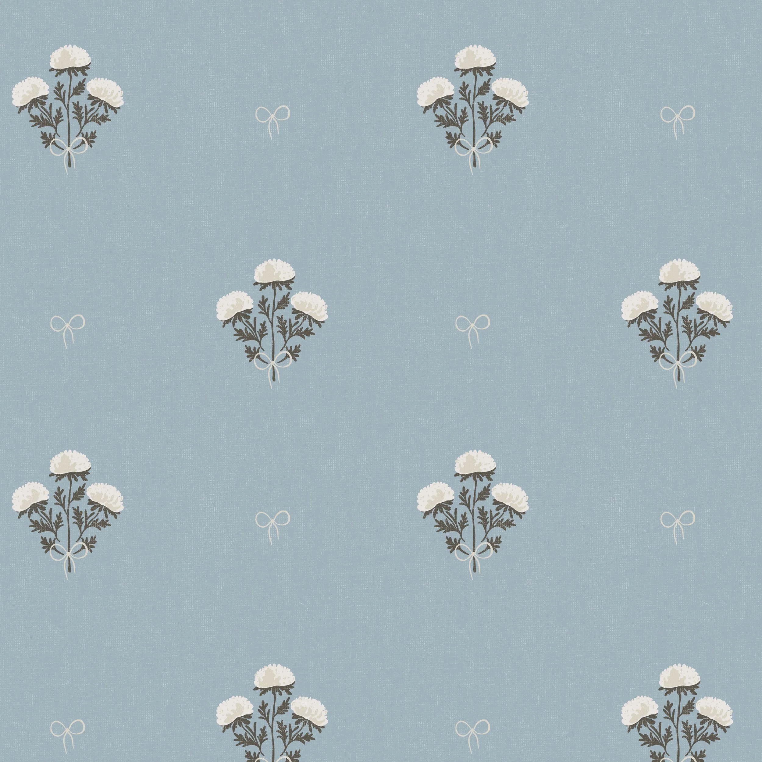 Marigold Bouquet botanical design in a soft heritage colourway