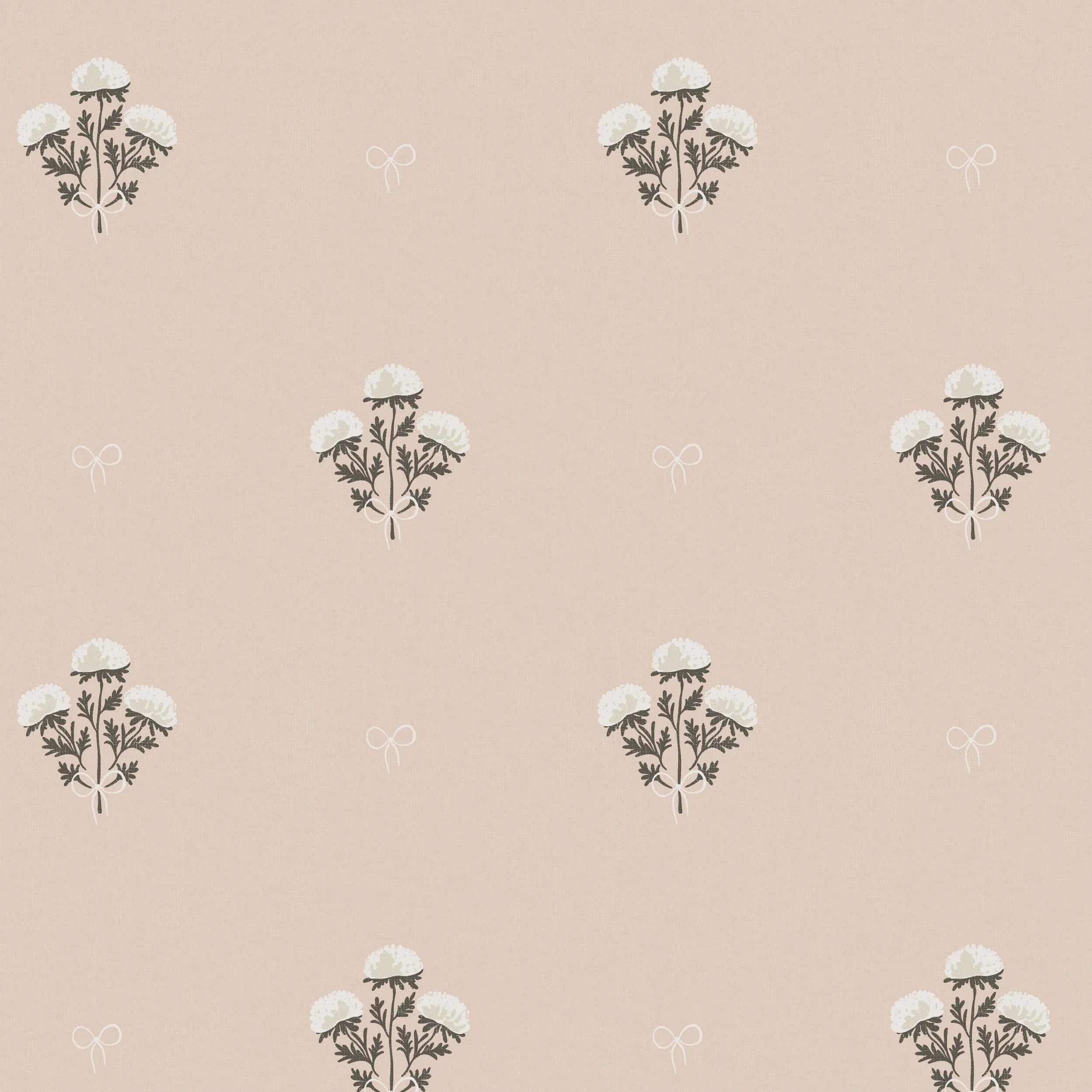 Marigold Bouquet botanical design in a warm golden colourway