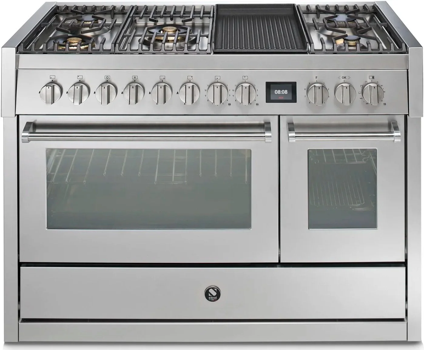 120 cm breiter Standherd von Steel Modell Genesi