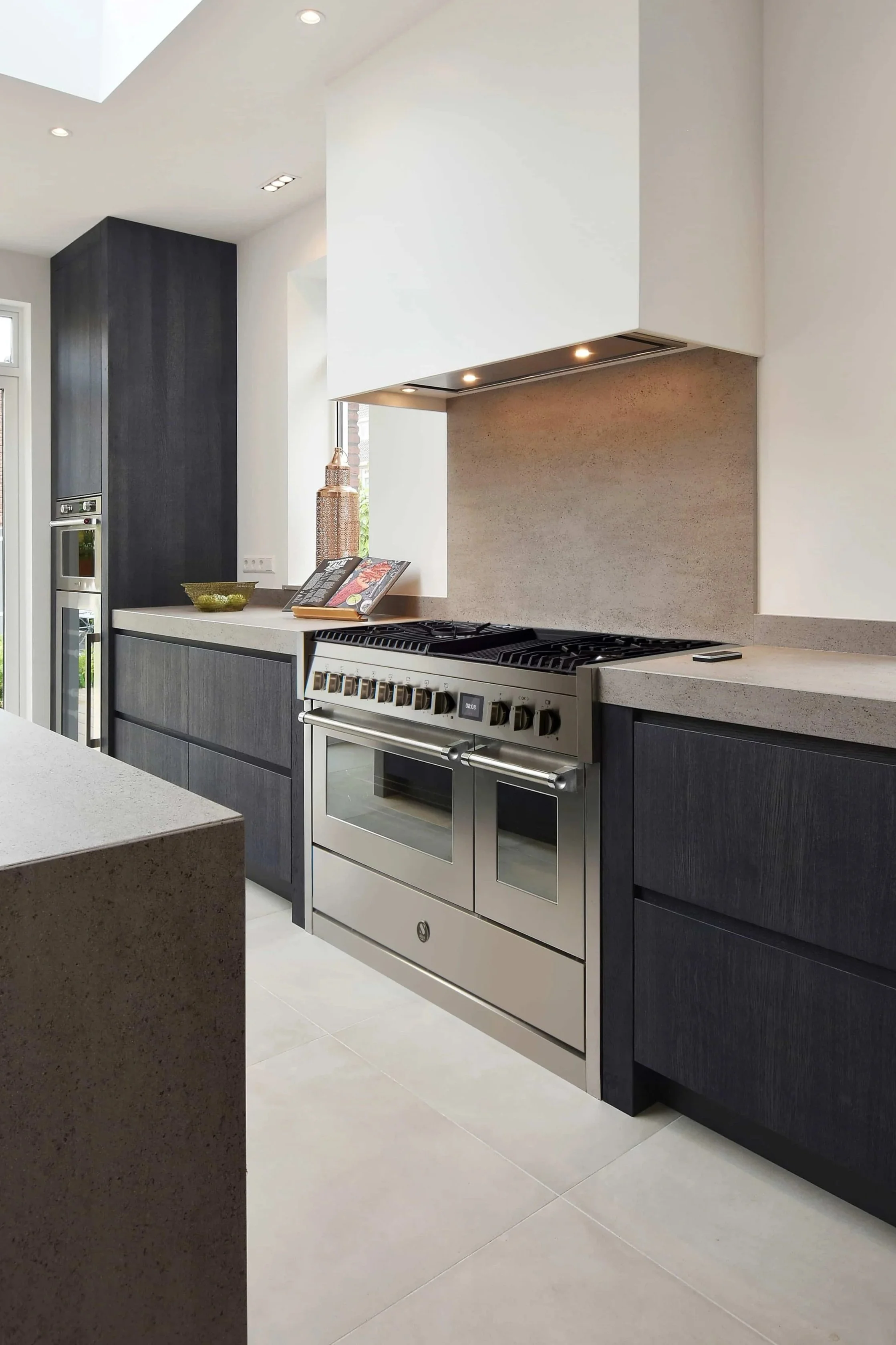 Rangecooker Steel Genesi Edelstahl mit Gaskochfeld