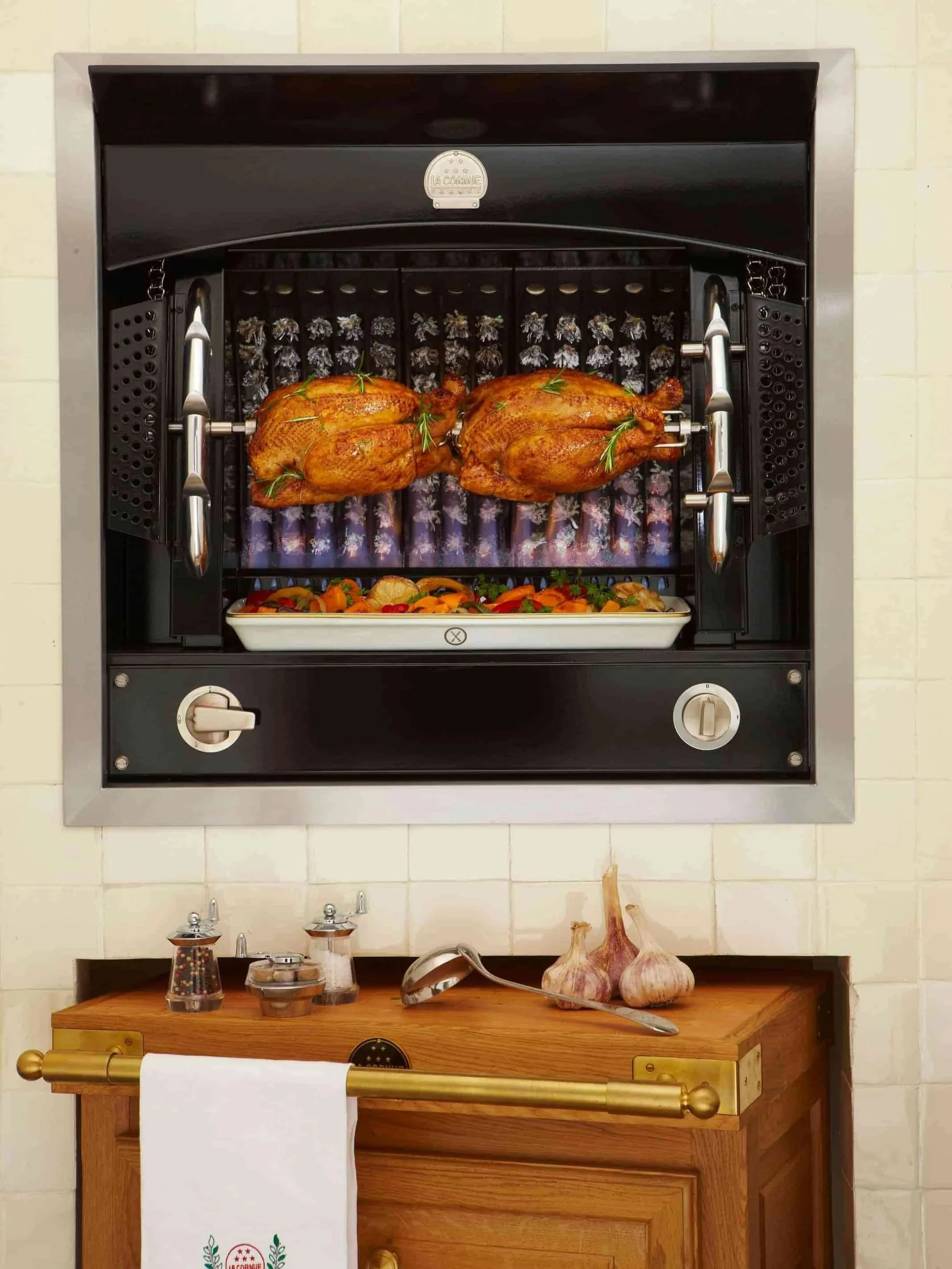 Flamberge Rôtisserie in Schwarz