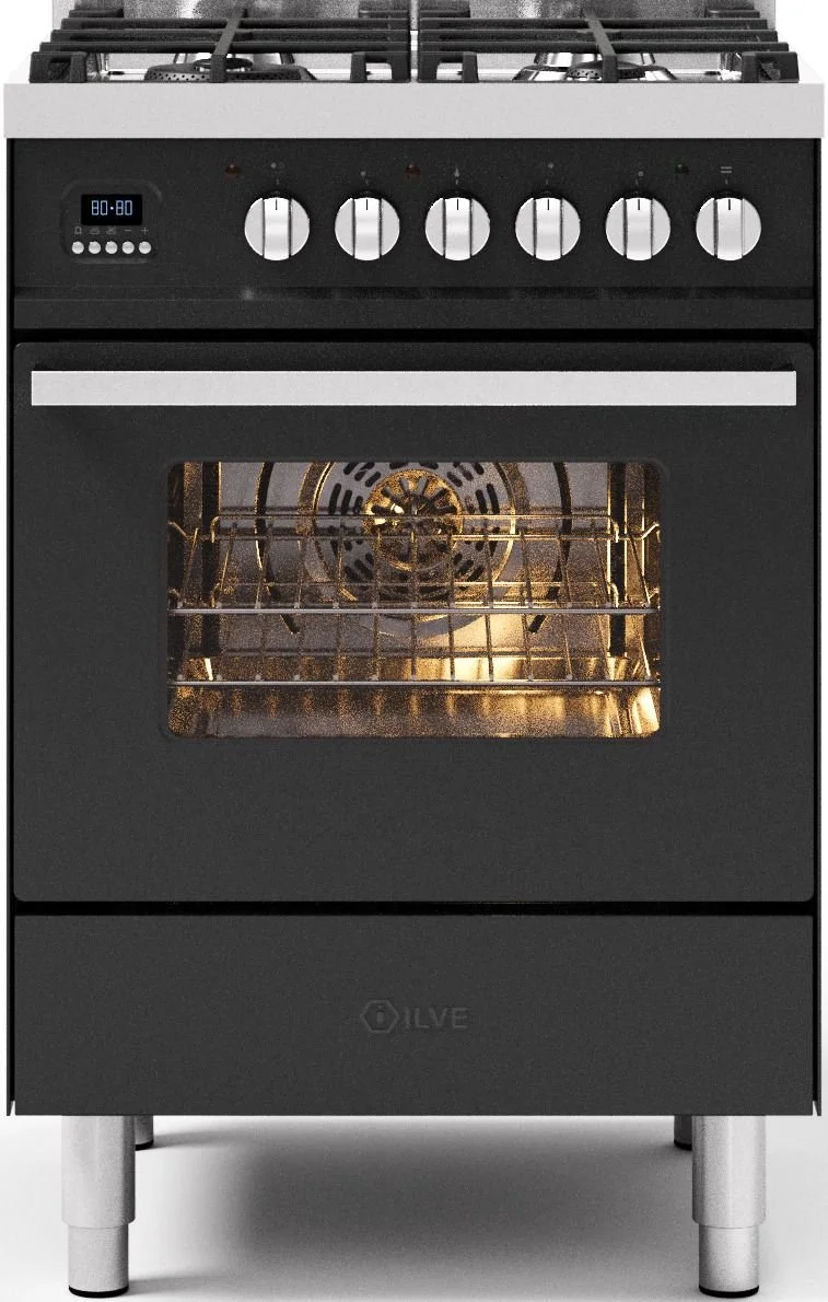 Ilve Pro Line in 60 cm Breite mit einem Gaskochfeld