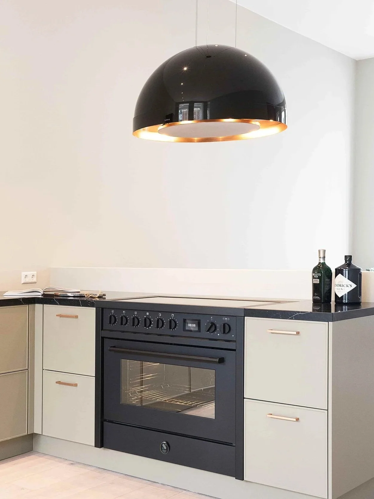 Standherd Steel Enfasi all Black Edition mit Induktion