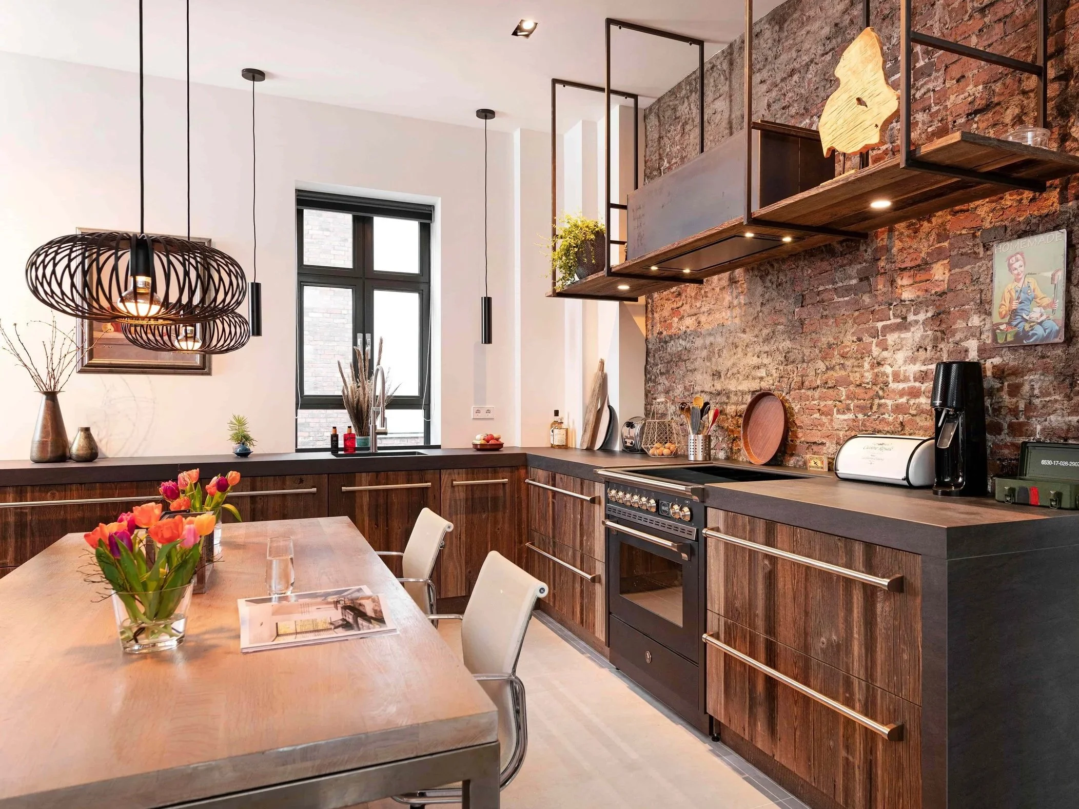 Standherd mit Induktionskochfeld von Steel Modell Oxford 90 cm breit in Schwarz