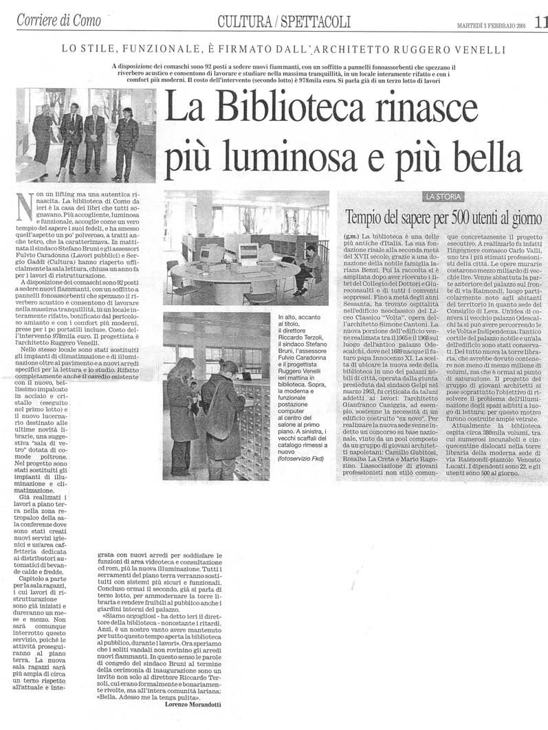 40-2004 Il Corriere di Como-Biblioteca Comunale di Como.jpg