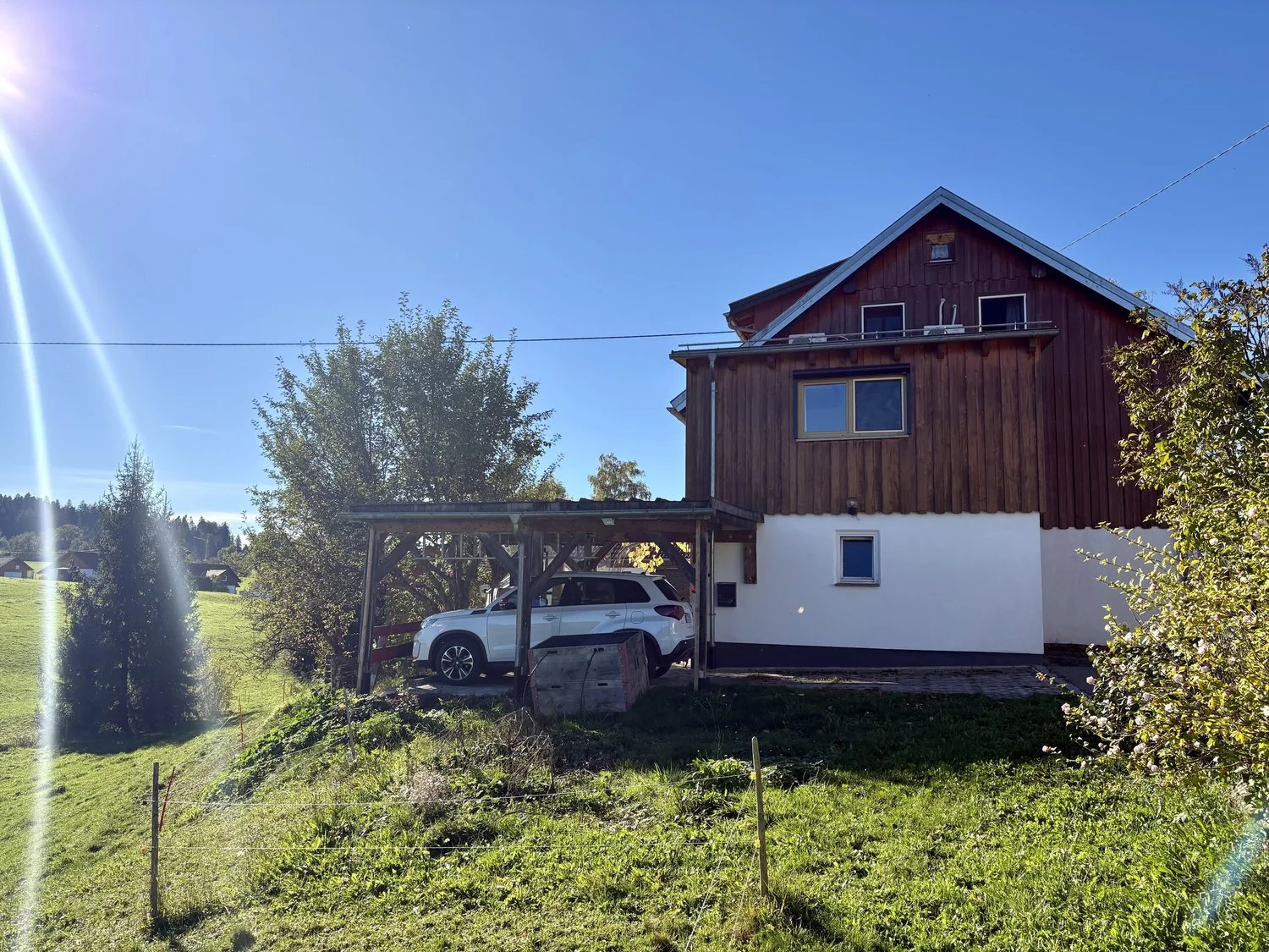 Doppelhaushälfte, Süd-West-Ansicht