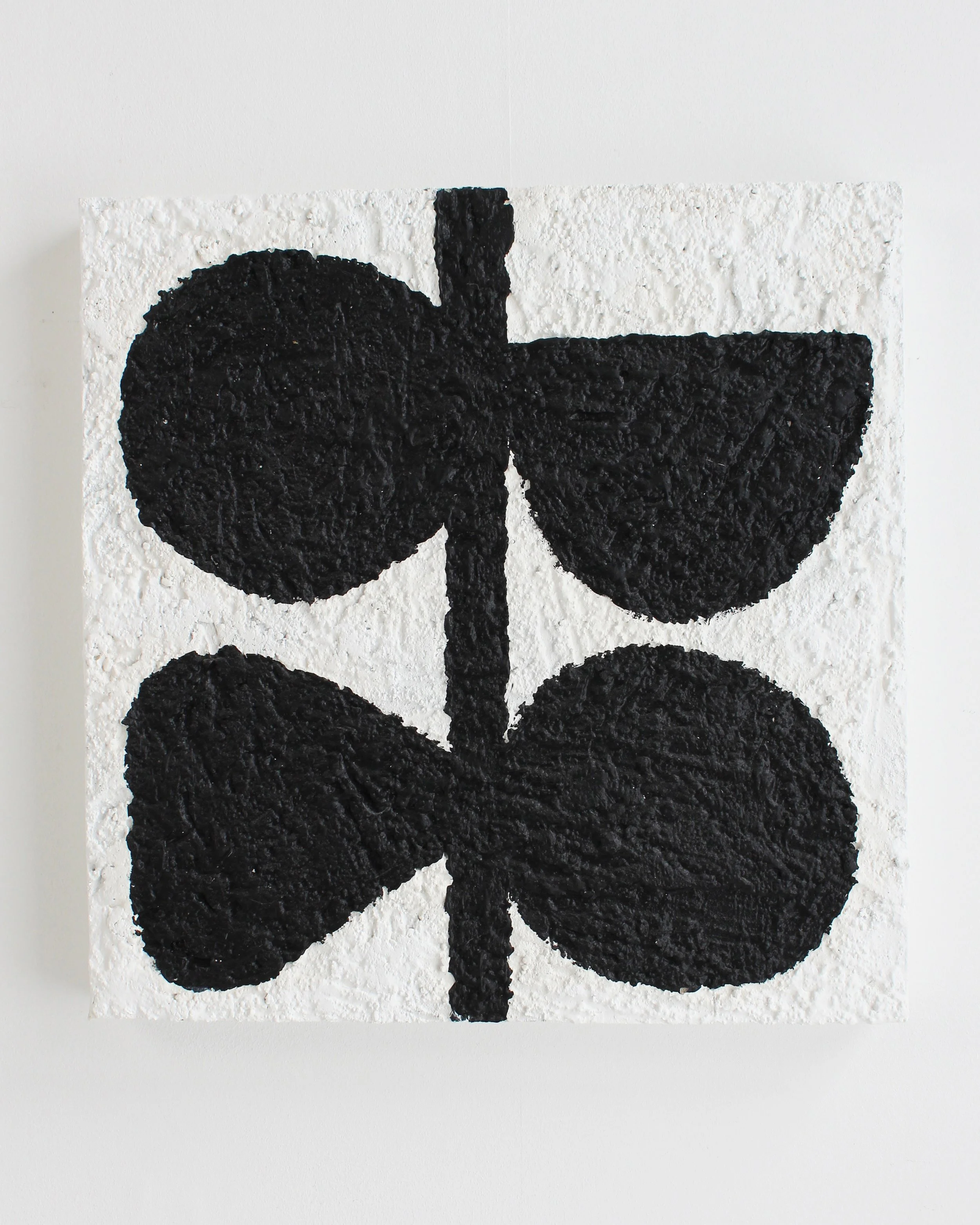 Doom Buds,
cement & acrylic on MDF, 36cm x 35cm