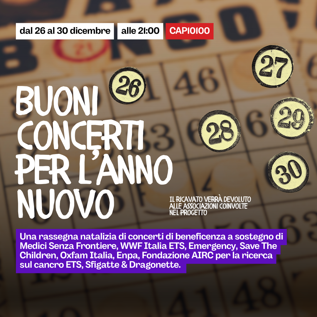 Buoni concerti per l’anno nuovo. Una serata per Medici Senza Frontiere e Emergency con Tommy Kuti