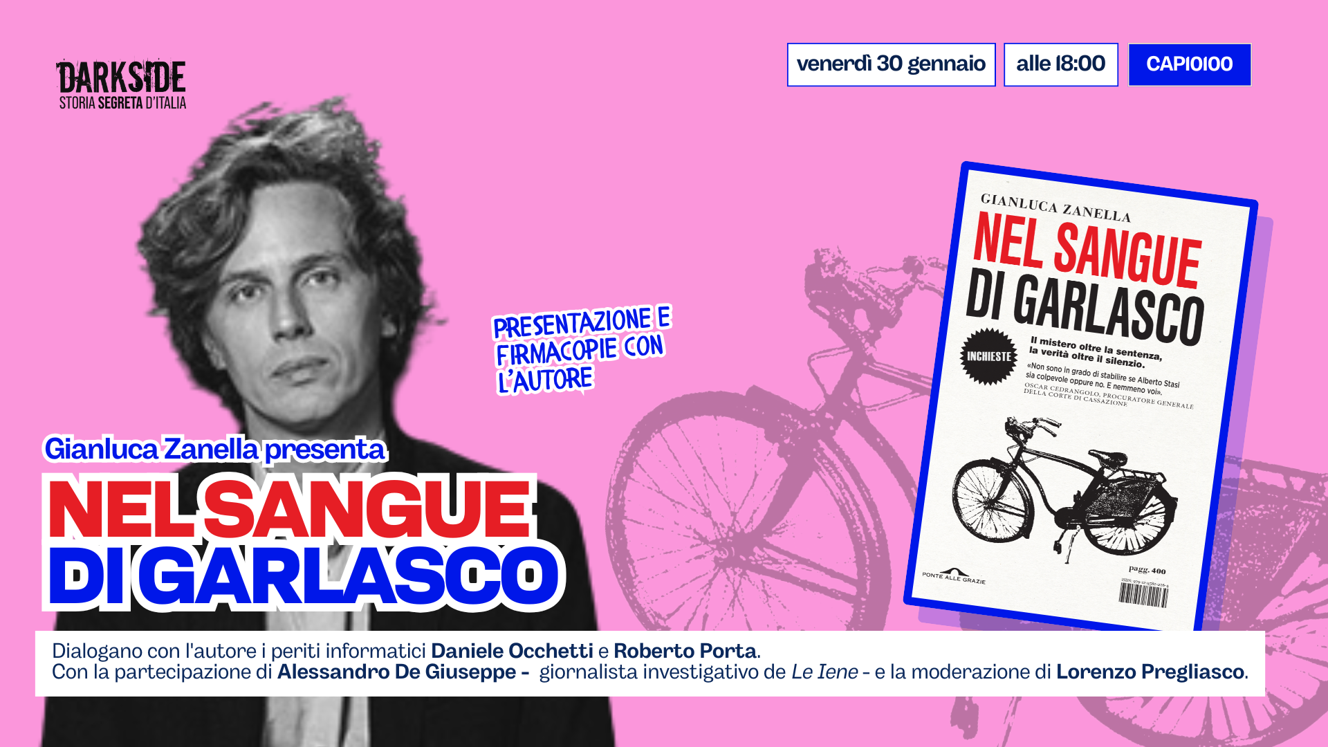 Gianluca Zanella presenta "Nel sangue di Garlasco"