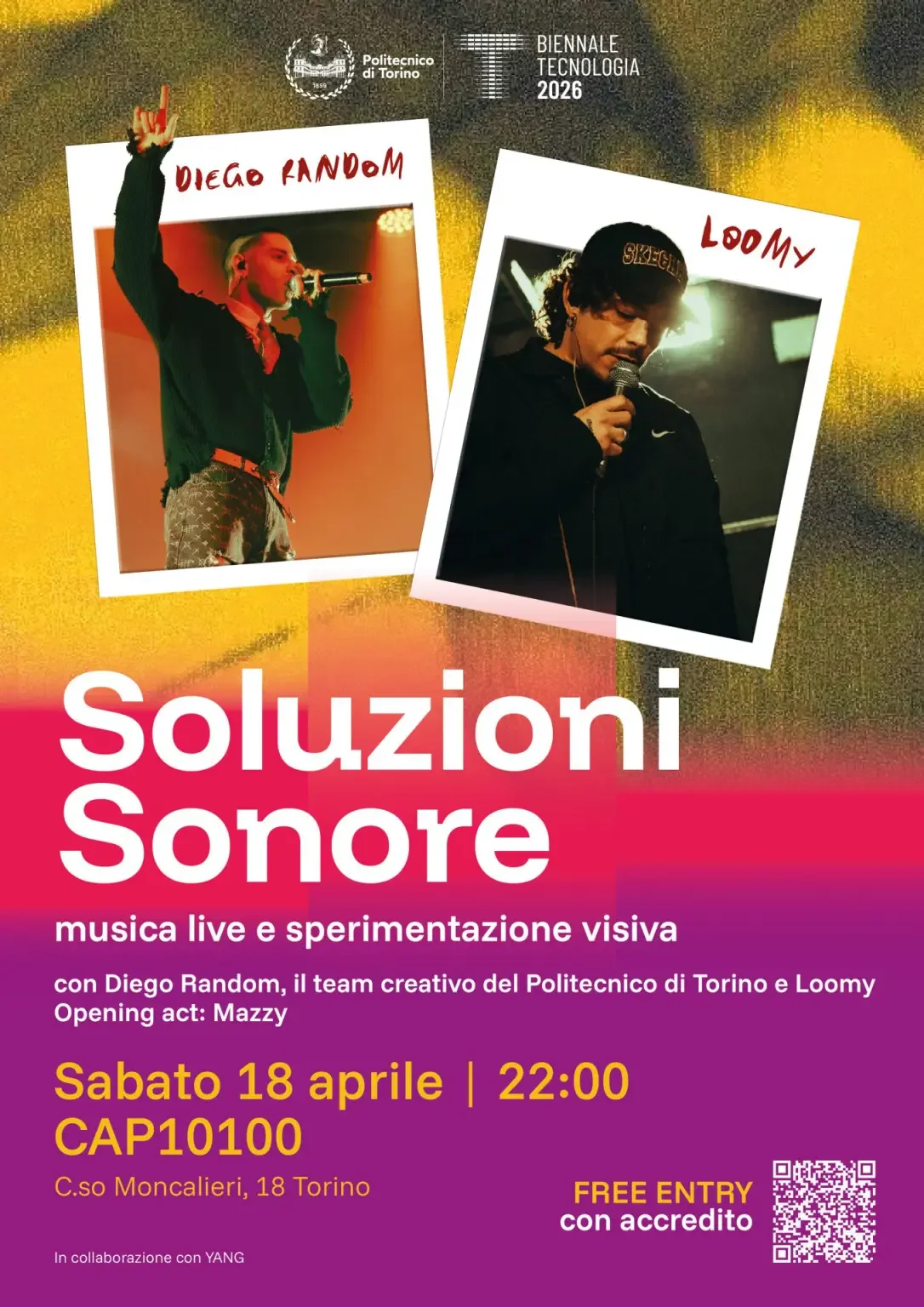 BIENNALE TECNOLOGIA PRESENTA "SOLUZIONI SONORE"