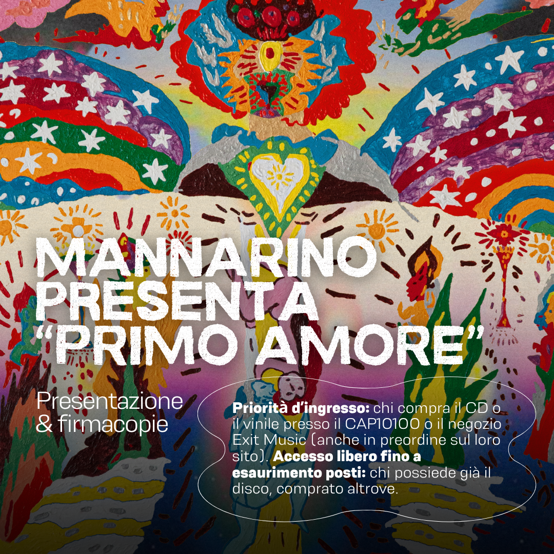 Mannarino presenta "Primo Amore" | Presentazione &amp; firmacopie