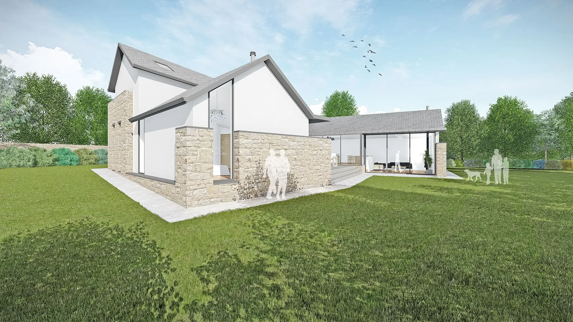 Rural Self-Build home designed by 125Architects