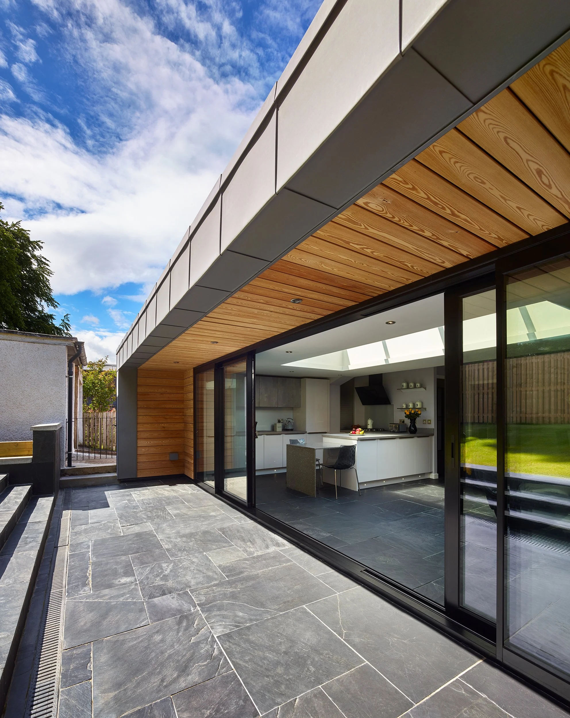 125 Architects | Dundee | Clarendon Road Canopy Soffit