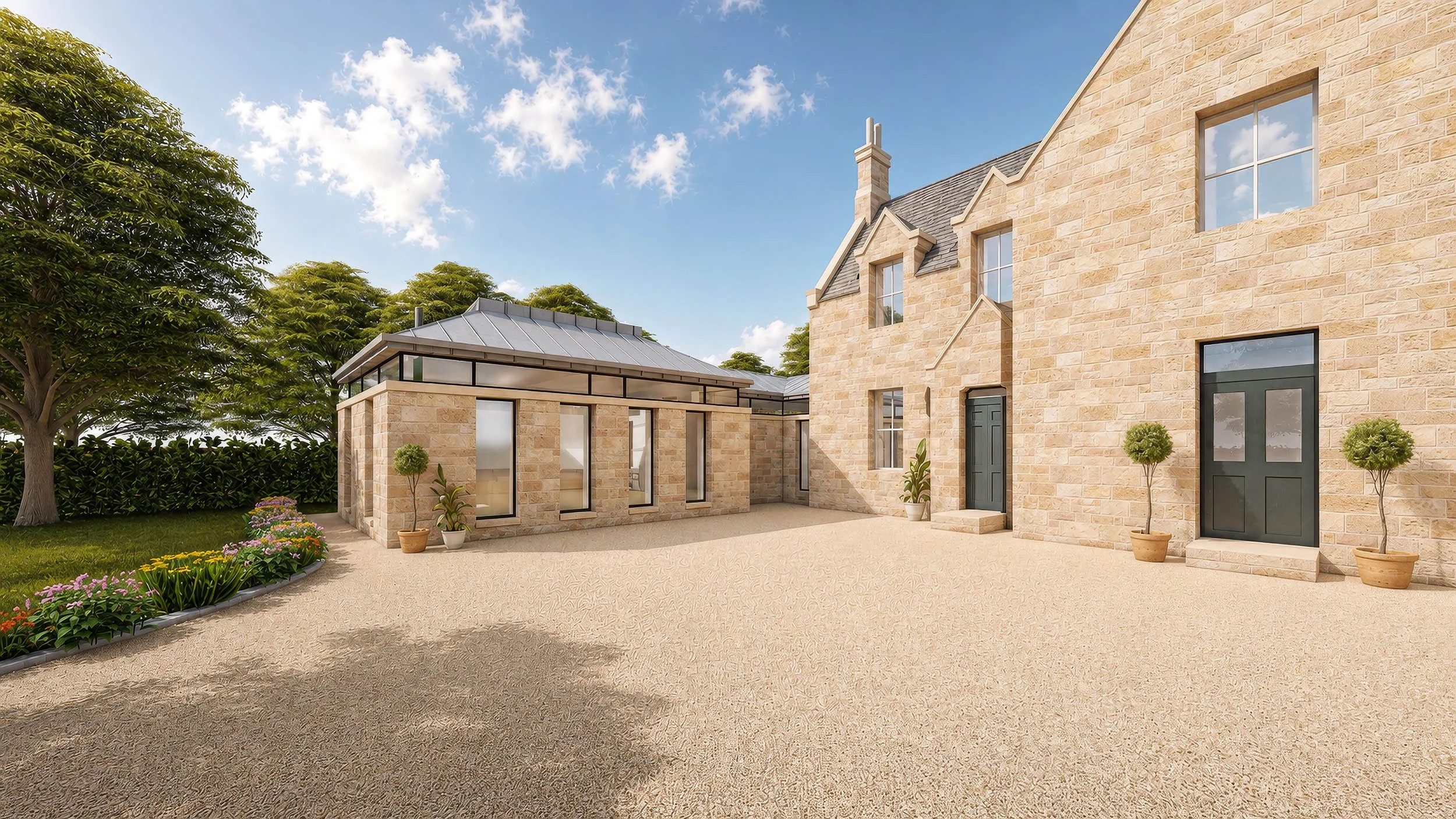 View of new orangery