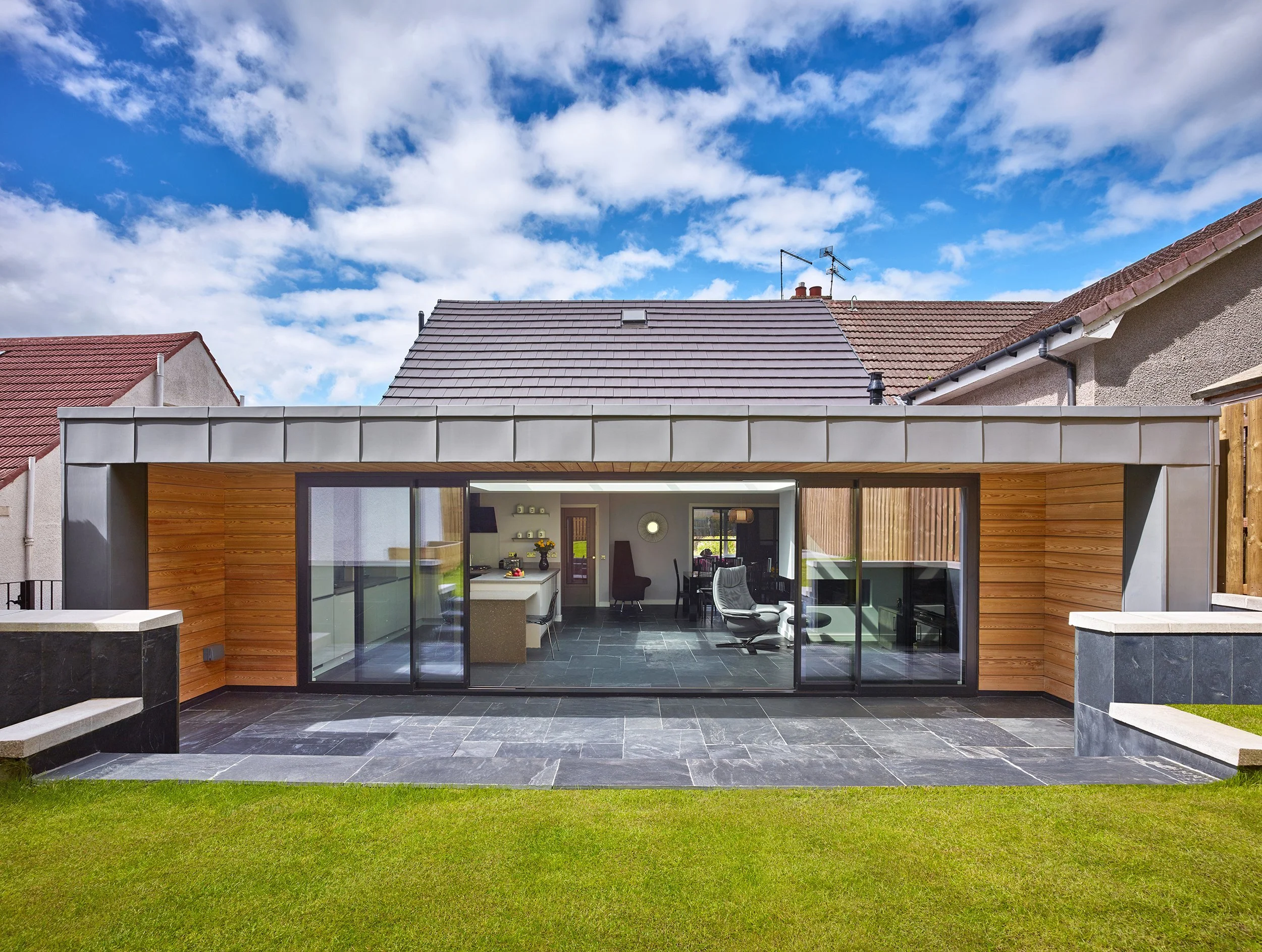 Full Width Extension transforms suburban family home in Linlithgow.