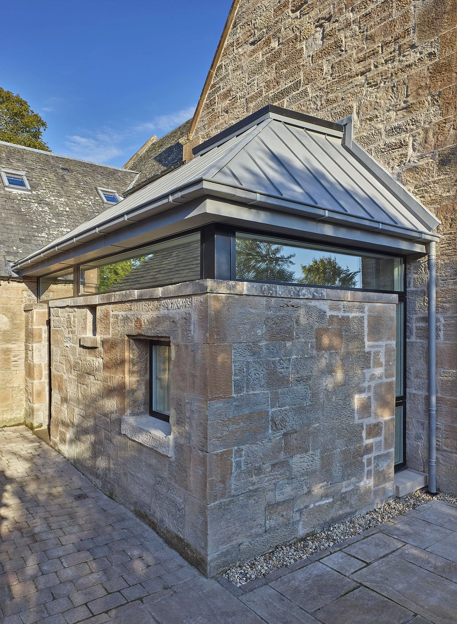 125 Architects | Dundee | Floating Zinc Roof