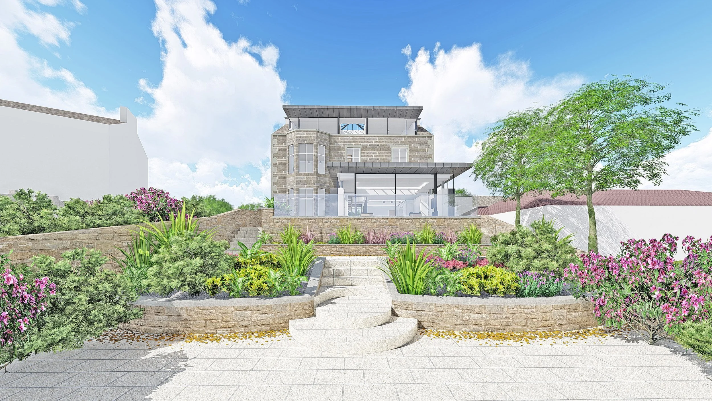 Waterfront whole house refurbishment and extension in East Neuk.