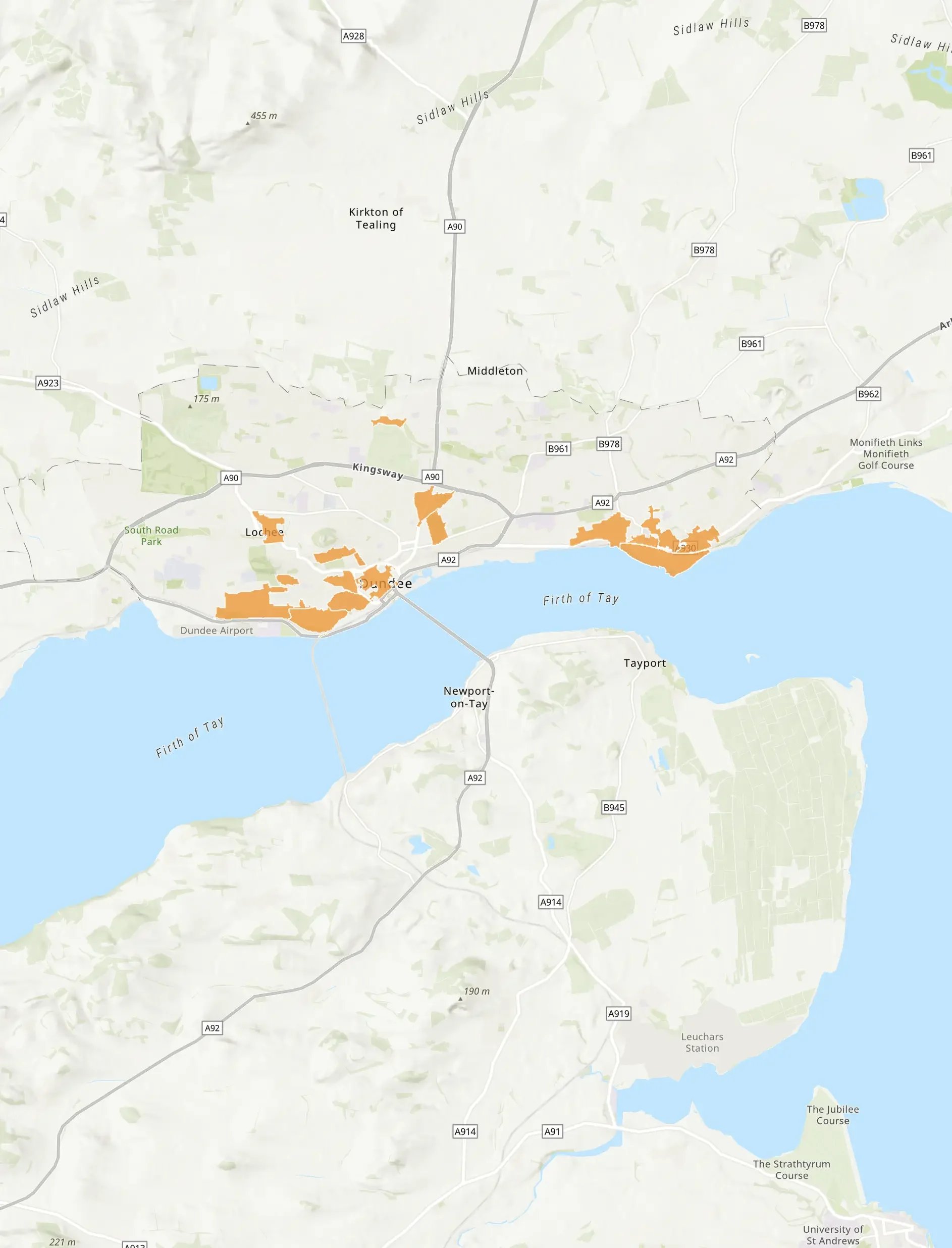 125Architects | Dundee | Conservation Area Map