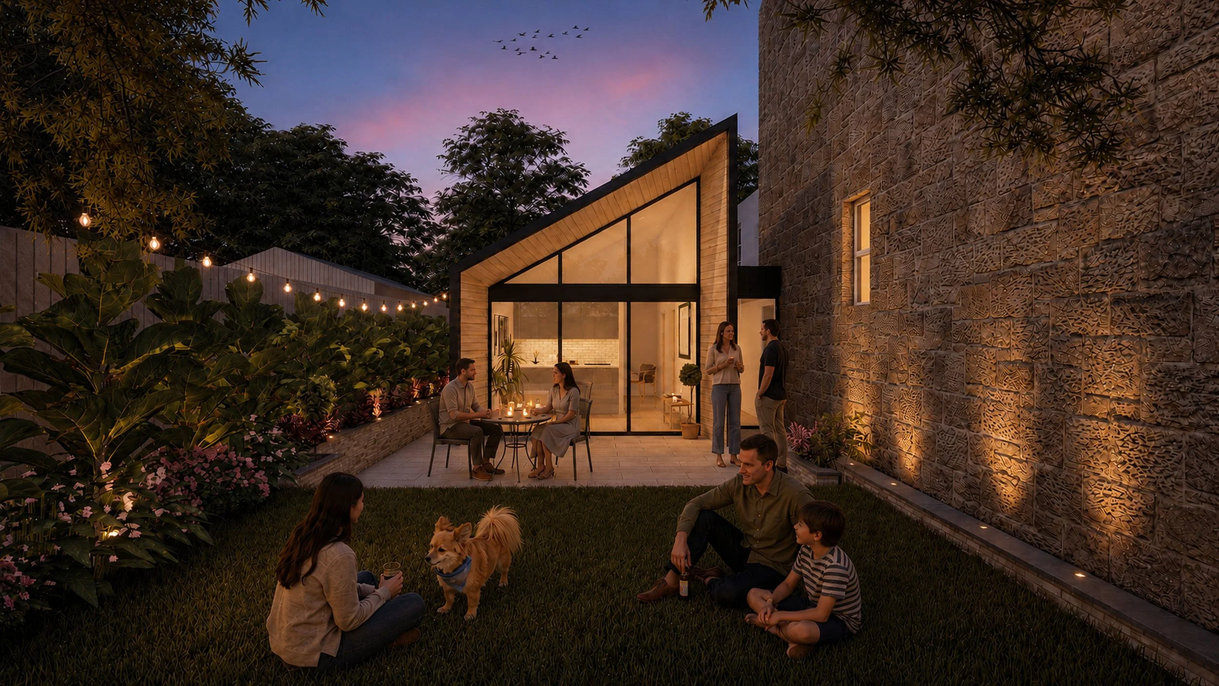 Garden Extension Dusk West End Lanes