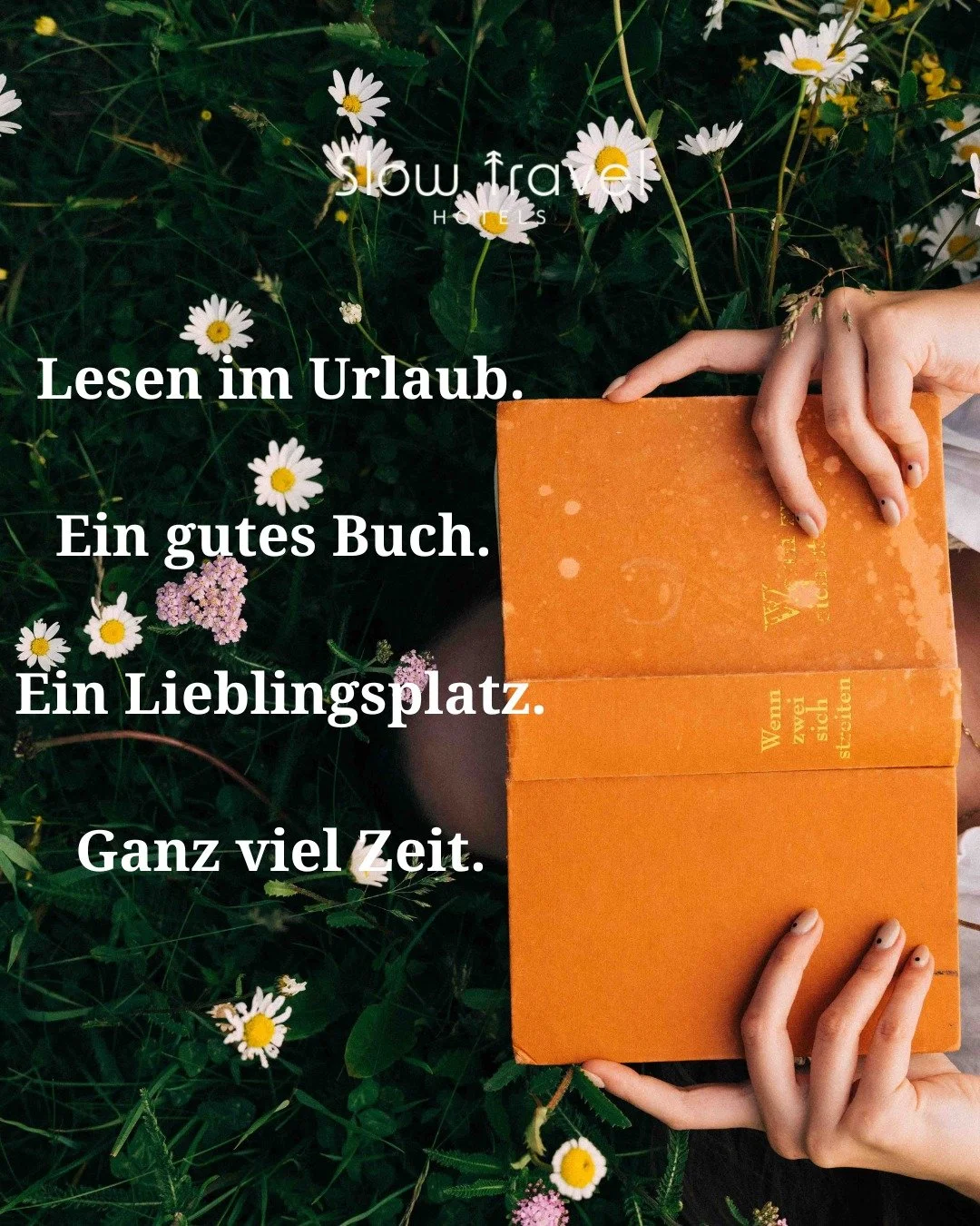 Lesen im Urlaub. Ein gutes Buch. Ein Lieblingsplatz. Ganz viel Zeit. 📖 

Wann hast du das letzte Mal ein Buch gelesen, ohne st&auml;ndig auf die Uhr zu schauen?

Im Urlaub gelingt genau das oft ganz von selbst. Zwischen Bergpanorama, Seeblick oder e