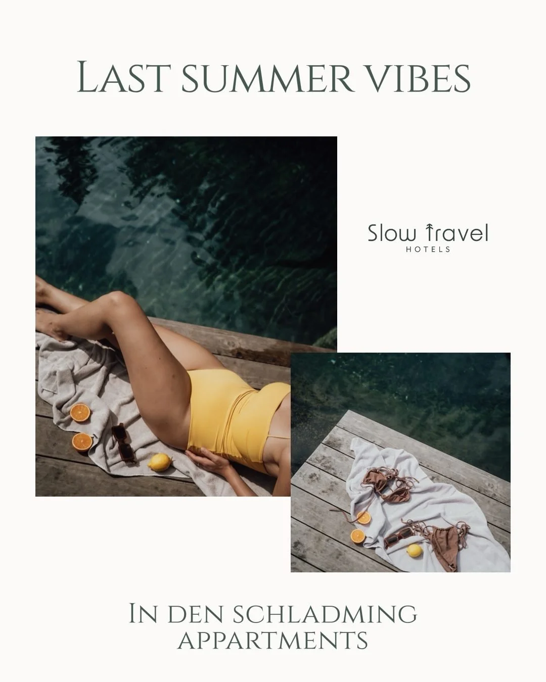 ☀️ Summer Vibes verl&auml;ngern?

Schaut euch die @schladming_appartements an und genie&szlig;t noch einmal Sonne, Berge &amp; entspannte Tage.
Jetzt schnell buchen und die letzten Summer Vibes mitnehmen! 💚

#slowtravel #slowtravelhotels #schladming