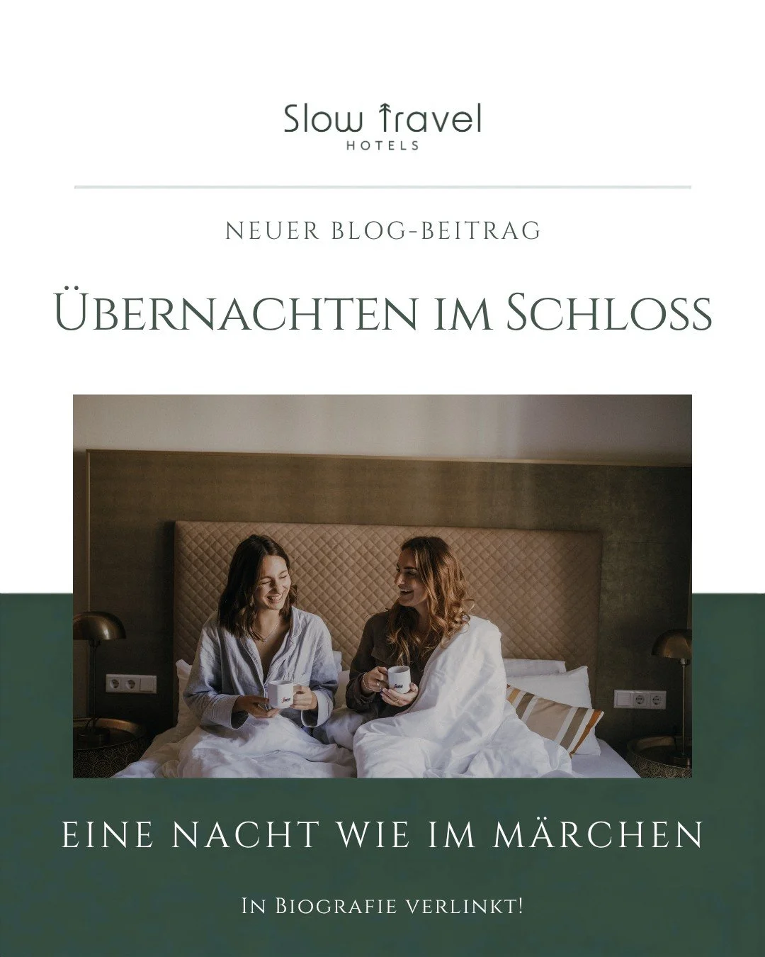 &Uuml;bernachten im Schloss: Eine Nacht wie im M&auml;rchen 🏰 

Hohe T&uuml;rme, alte Gem&auml;uer, prachtvolle S&auml;le und Geschichten aus vergangenen Zeiten, wer in einem Schloss &uuml;bernachtet, erlebt mehr als nur eine besondere Unterkunft. ✨