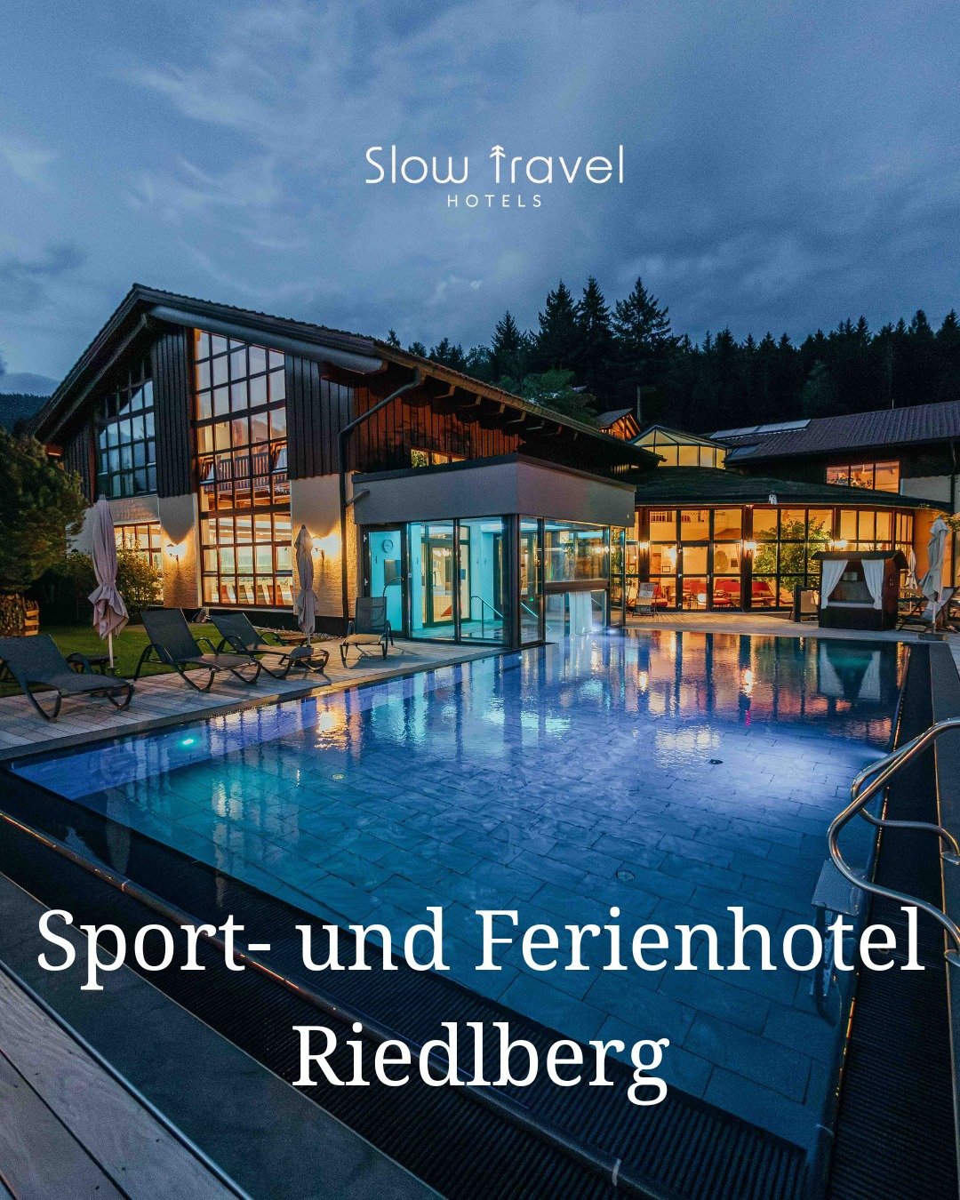 🏔️ Buche einen Urlaub im Slow Travel @wellnesshotel.riedlberg 🌿

Mitten im Bayerischen Wald liegt das Sport- und Ferienhotel Riedlberg, ein kleines Paradies f&uuml;r alle, die Natur, Wellness und Genuss miteinander verbinden m&ouml;chten. ✨

Ob akt