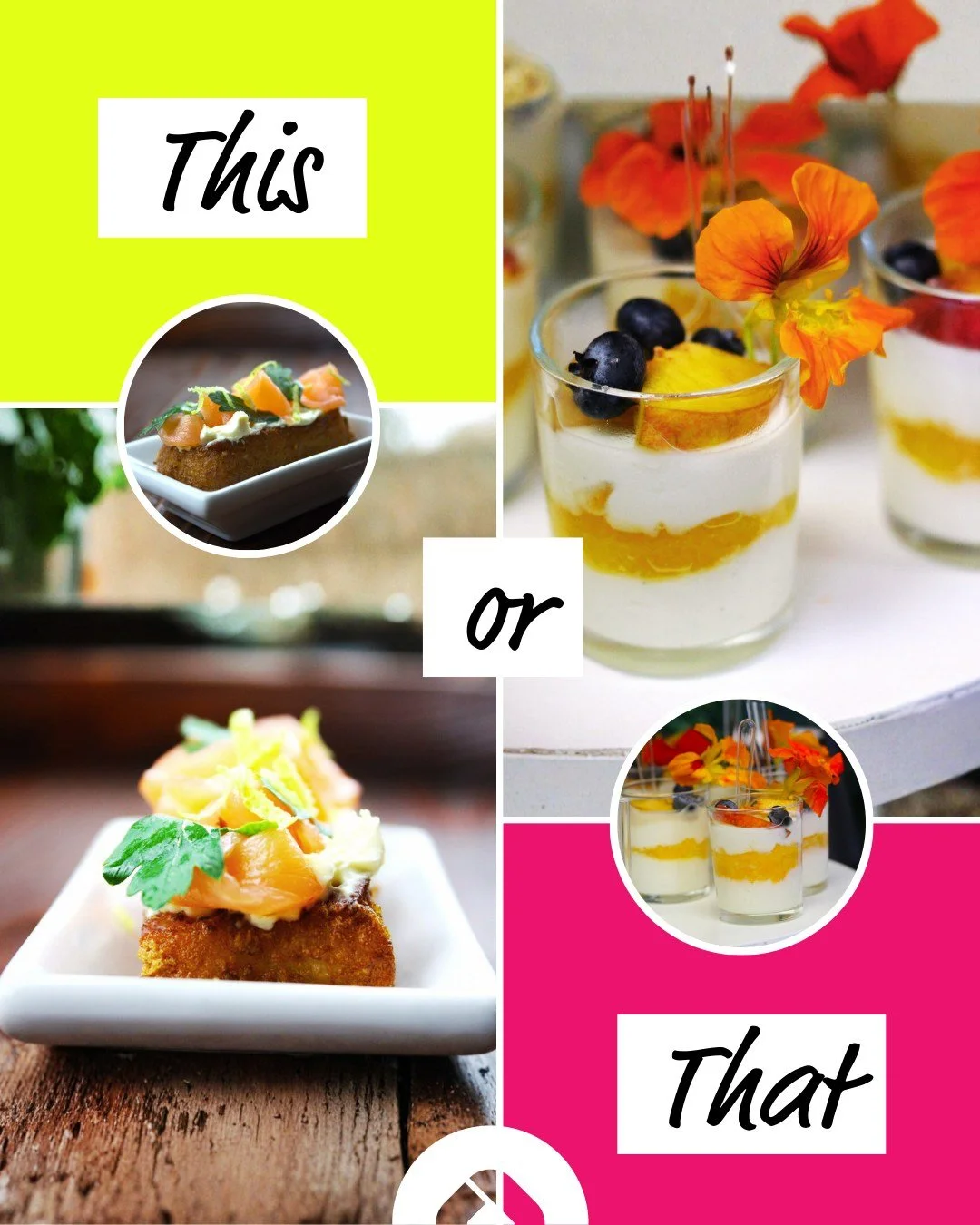 February's edition of THIS or THAT.

Sweet vs Savoury

Drop your picks in the comments.
We&rsquo;re watching!

#OnsideEvents #EventMoments #CateringExperience #RefinedGatherings