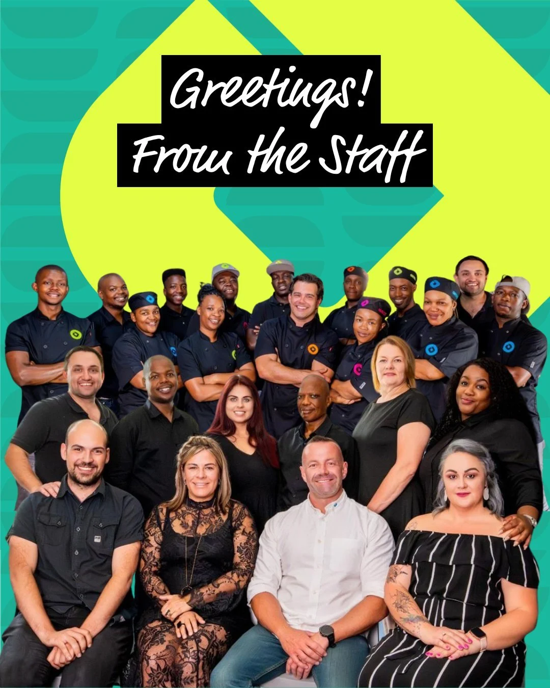 Greetings from the behind-the-scenes madness!

Where the magic happens, the pressure is real, and the teamwork is everything.
From our incredible chefs to our office crew &mdash; this is the engine that keeps it all running.

Proud of this team every