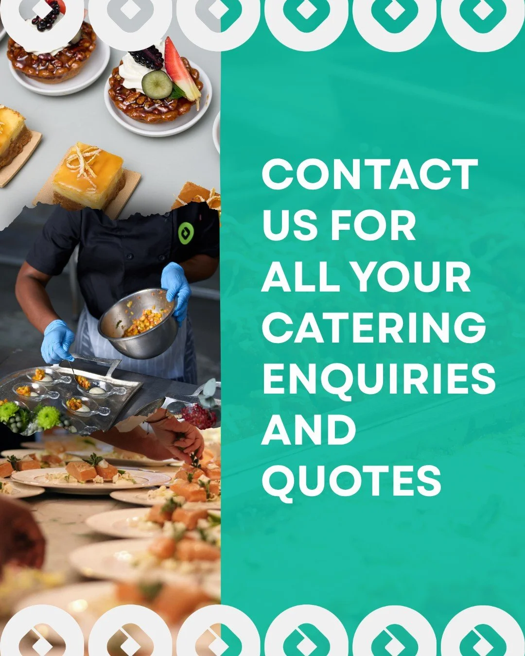 Whatever the occasion, we&rsquo;ve got the catering covered.

Looking for something tailored? We create custom menus, offer flexible options, and provide detailed quotes to bring your vision to life.

Get in touch with us for enquiries and quotes, we