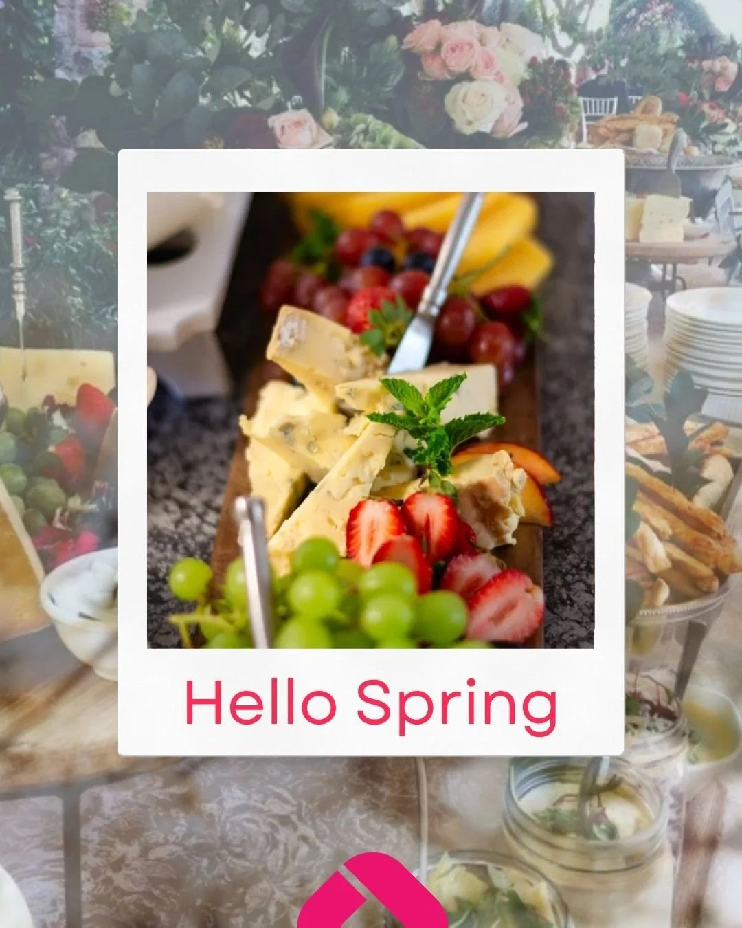 🌸 Happy Spring Day! 🌸

More sunshine, more outdoor events, more colourful charcuterie boards, more fresh fruit and a whole lot more fun. ☀️🍓🧀

Spring event season, we&rsquo;re ready for you! 🌿

#OnsideEvents #SpringDay #SpringEvents #OutdoorEven